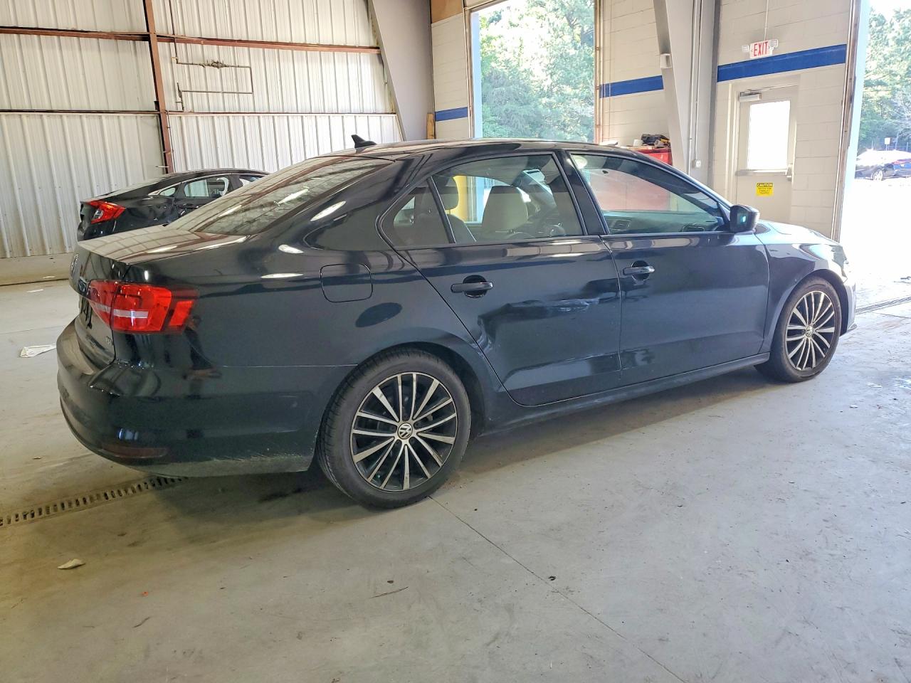 2015 Volkswagen Jetta Se Black vin: 3VWD17AJ9FM221131