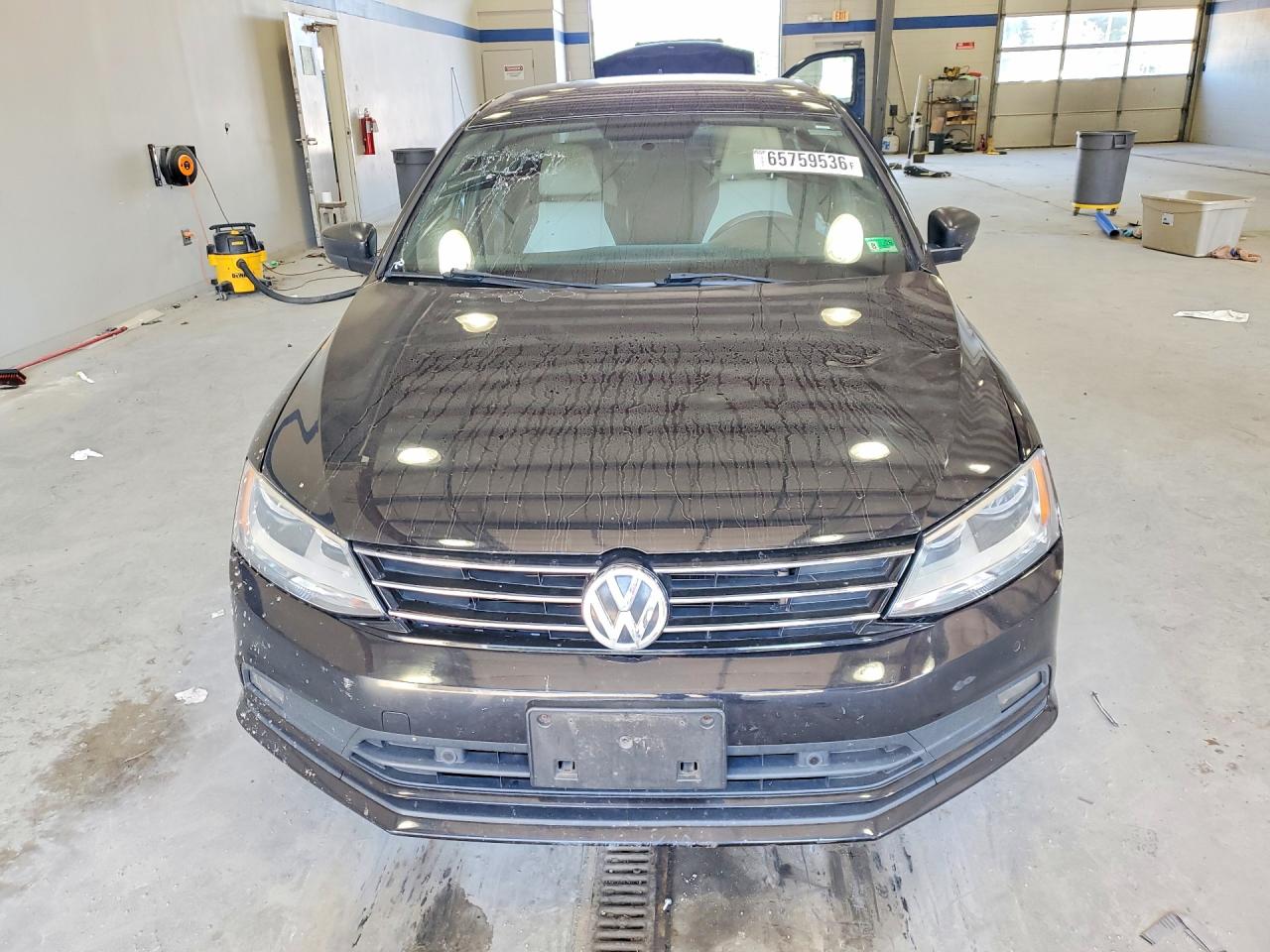 2015 Volkswagen Jetta Se Black vin: 3VWD17AJ9FM221131
