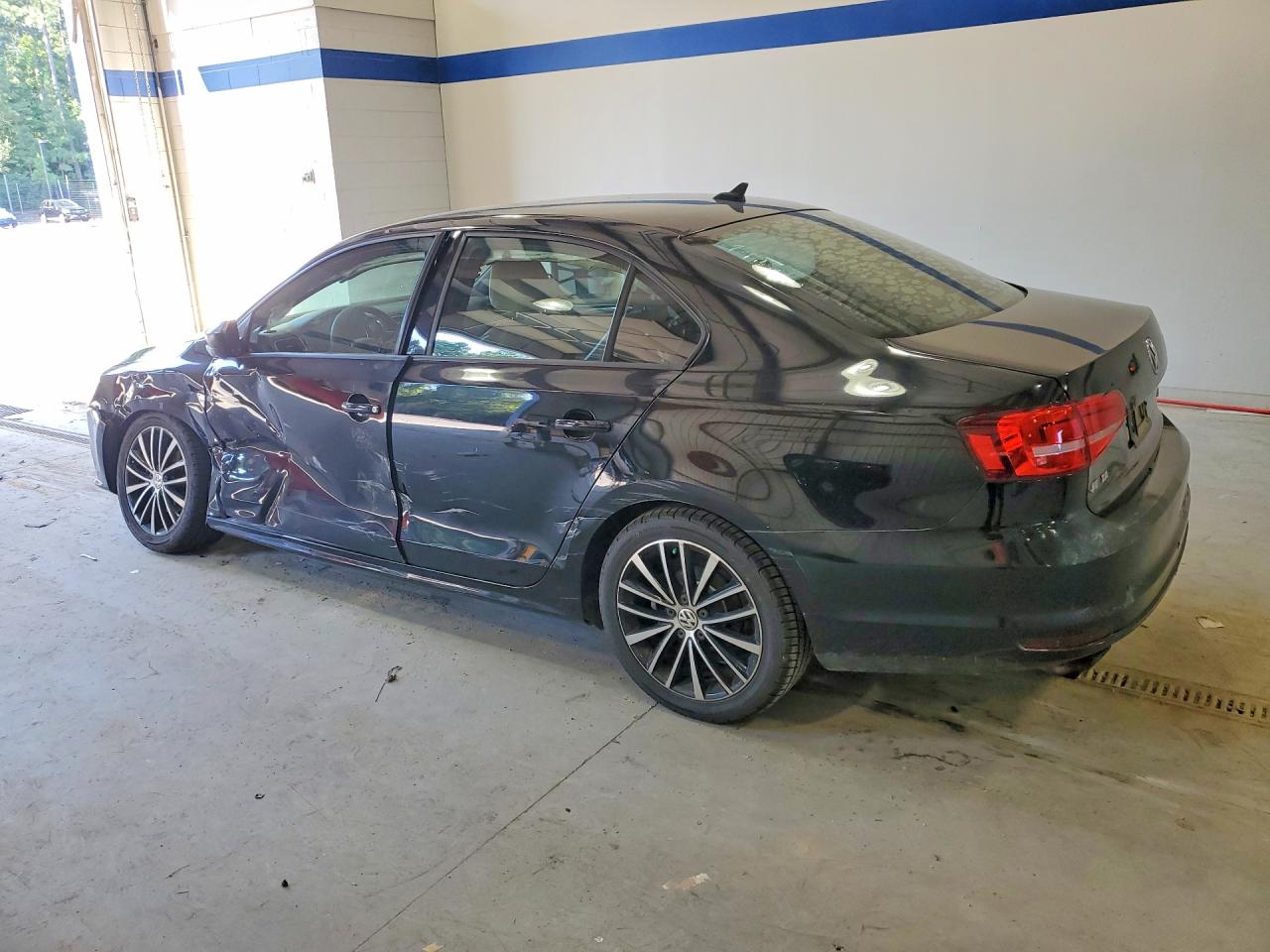 2015 Volkswagen Jetta Se Black vin: 3VWD17AJ9FM221131