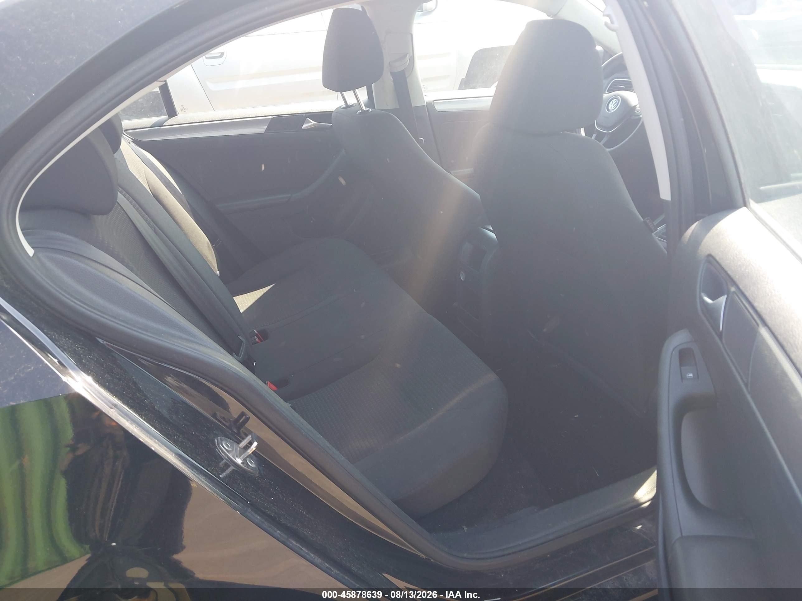 2015 Volkswagen Jetta 1.8t Se Black vin: 3VWD17AJ9FM228449