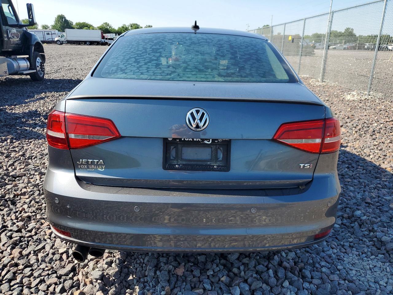 2015 Volkswagen Jetta Se Gray vin: 3VWD17AJ9FM250953
