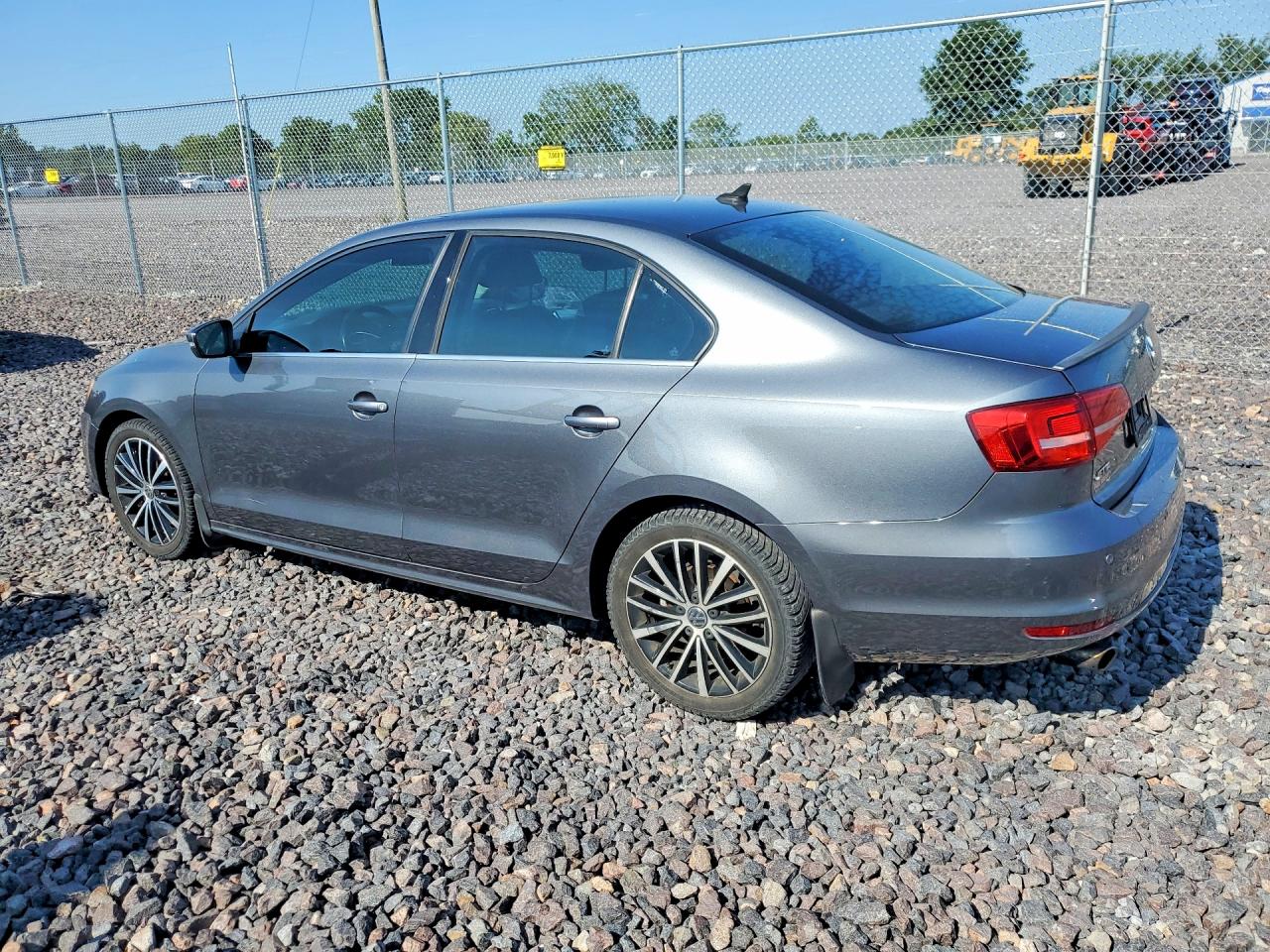 2015 Volkswagen Jetta Se Gray vin: 3VWD17AJ9FM250953