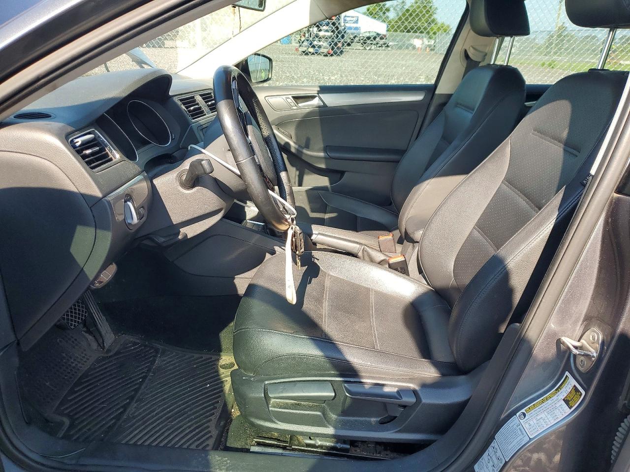 2015 Volkswagen Jetta Se Gray vin: 3VWD17AJ9FM250953