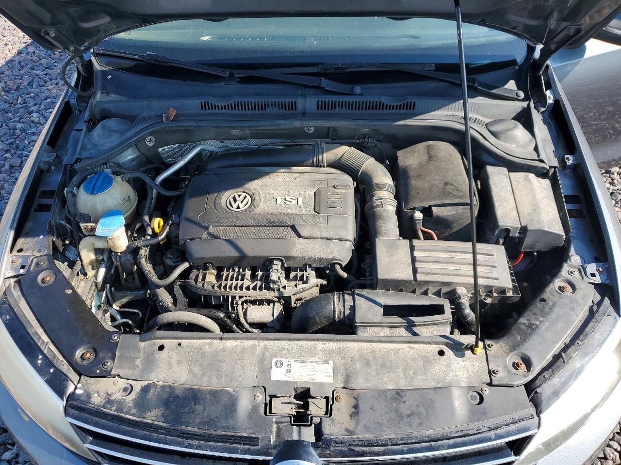 2015 Volkswagen Jetta Se Gray vin: 3VWD17AJ9FM250953