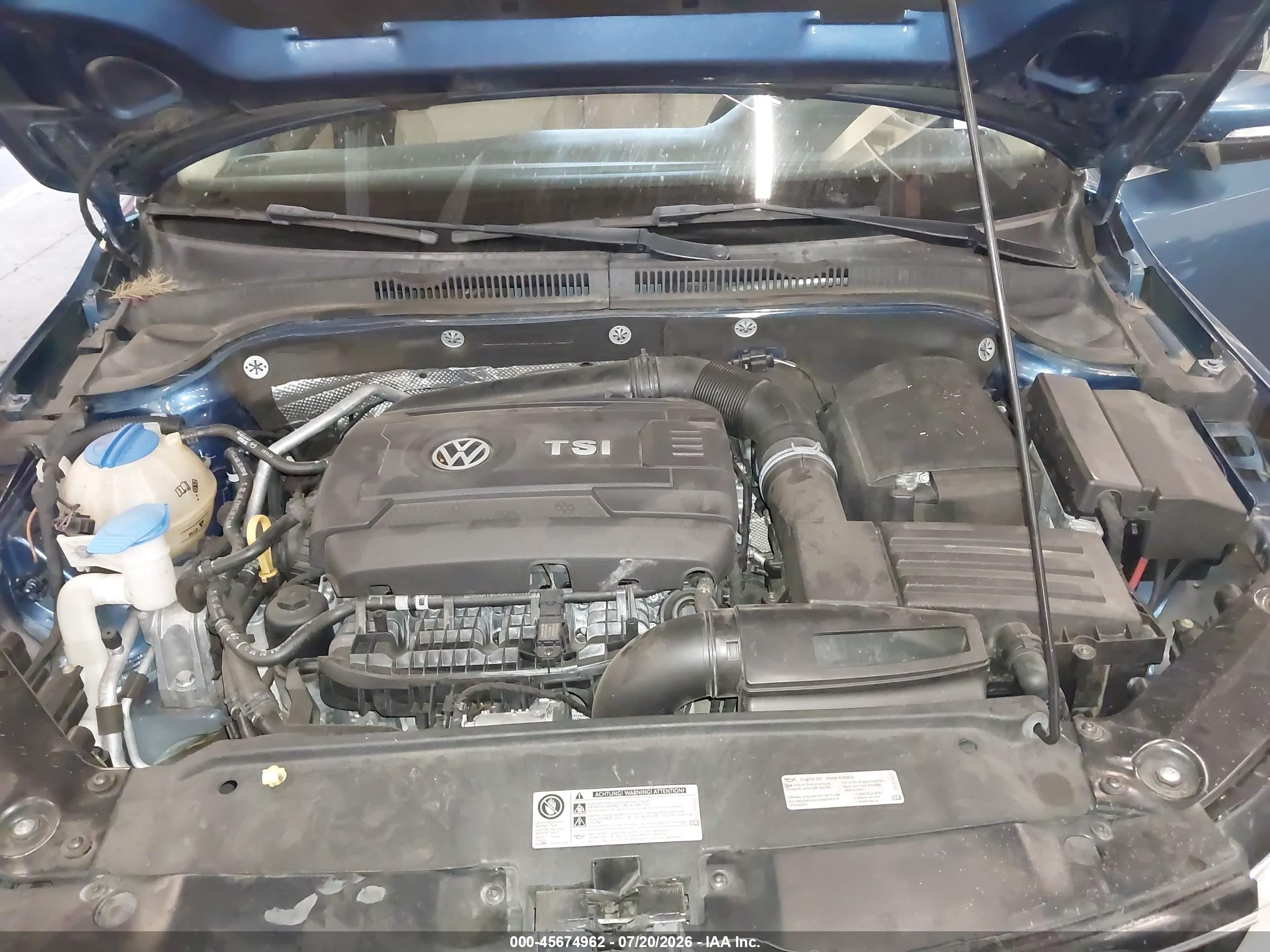 2015 Volkswagen Jetta 1.8t Se Синий vin: 3VWD17AJ9FM254114