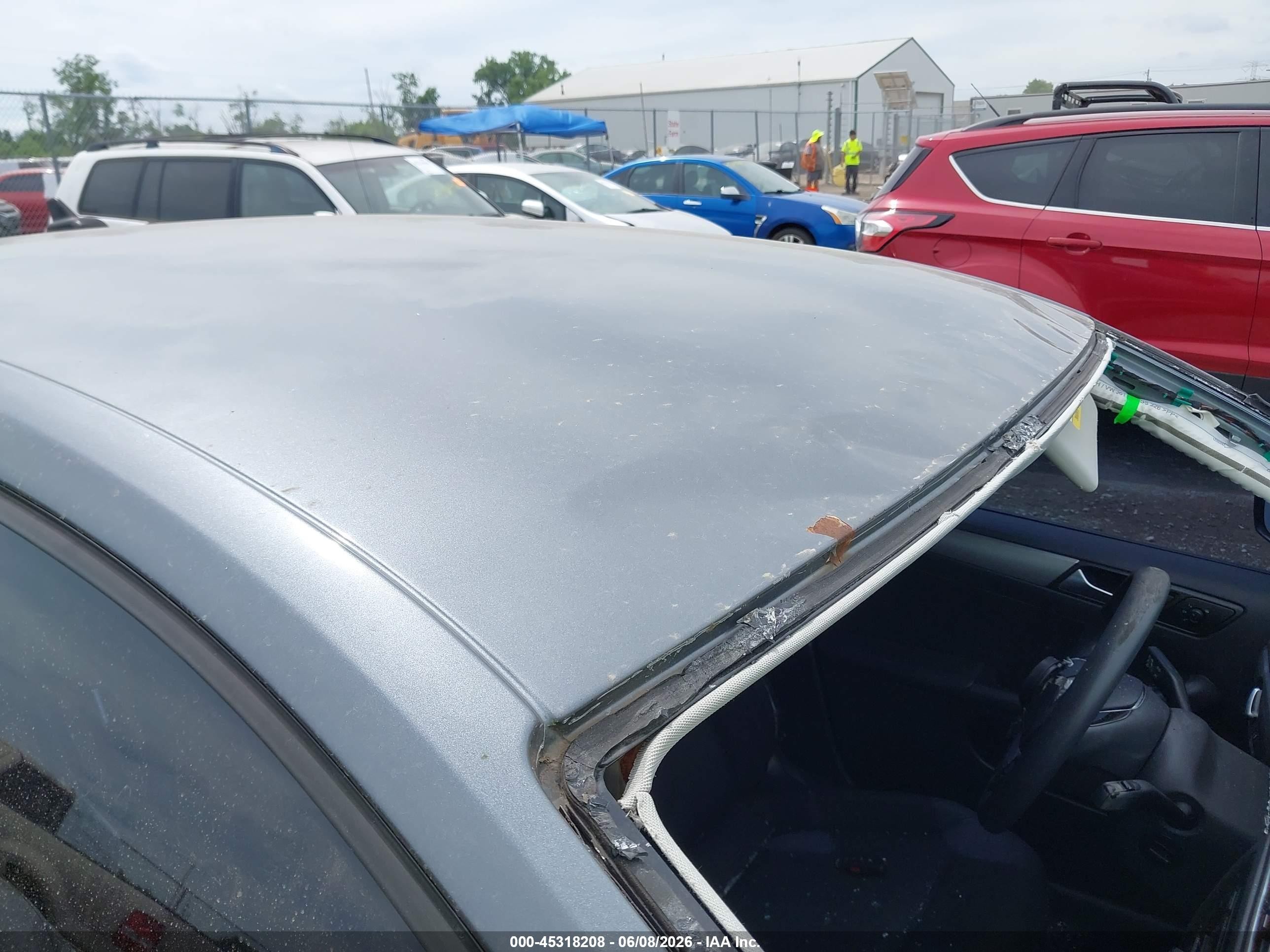 2015 Volkswagen Jetta 1.8t Se Gray vin: 3VWD17AJ9FM267428