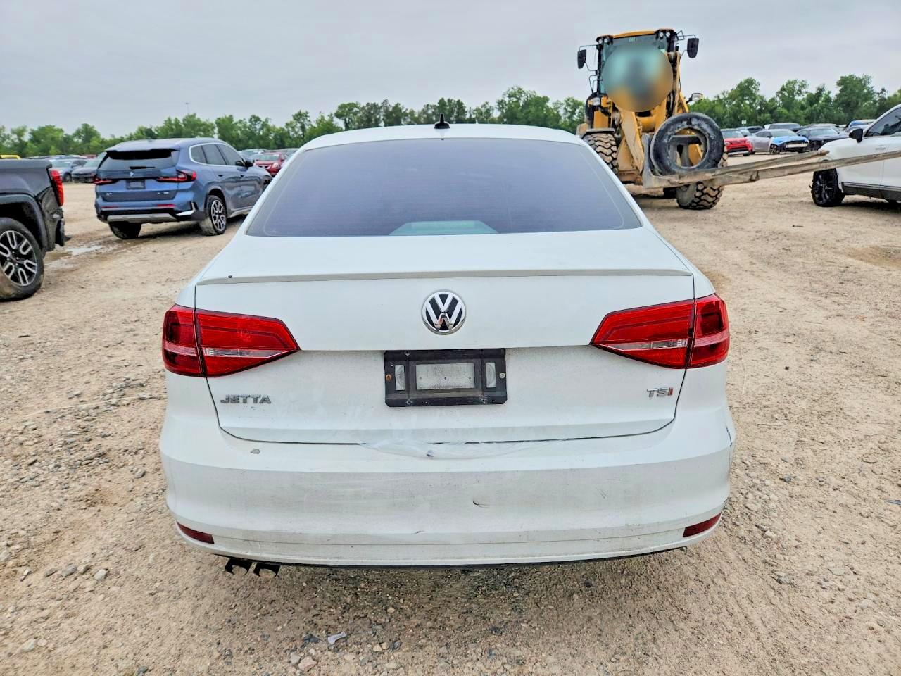 2015 Volkswagen Jetta Se White vin: 3VWD17AJ9FM327837