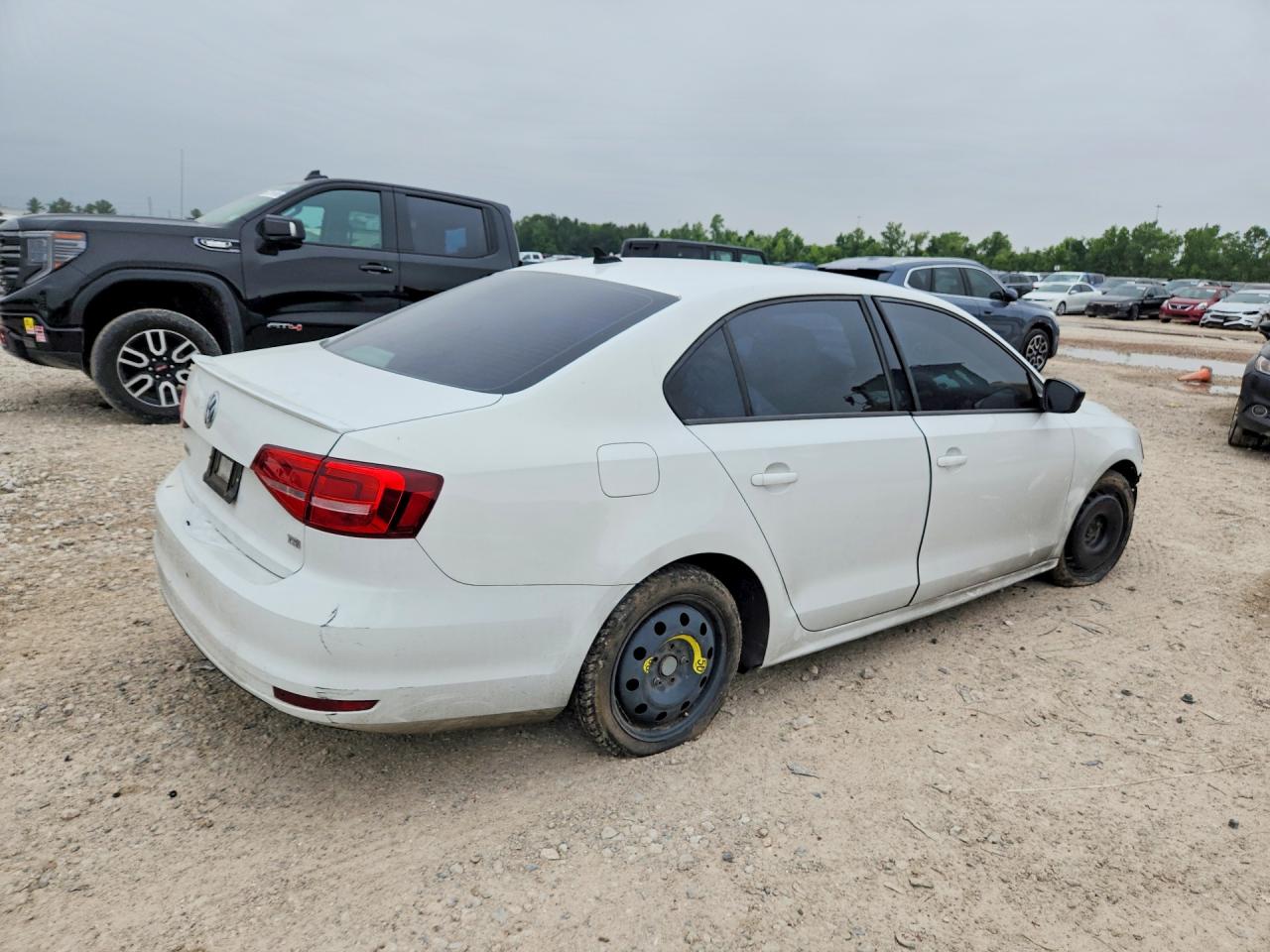 2015 Volkswagen Jetta Se White vin: 3VWD17AJ9FM327837