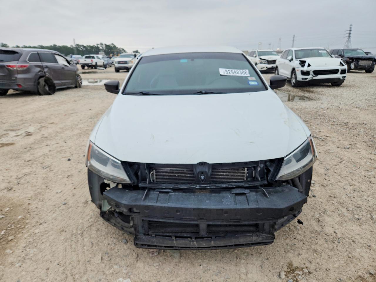 2015 Volkswagen Jetta Se White vin: 3VWD17AJ9FM327837