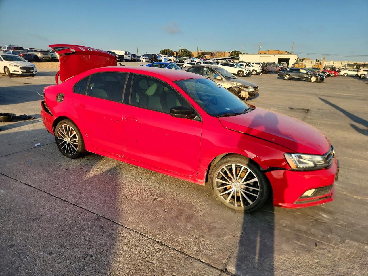 2016 Volkswagen Jetta Sport Красный vin: 3VWD17AJ9GM324907