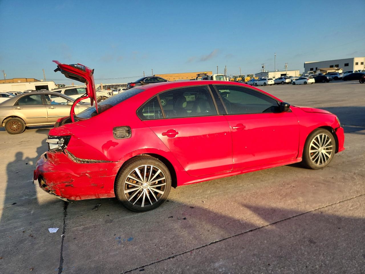 2016 Volkswagen Jetta Sport Красный vin: 3VWD17AJ9GM324907