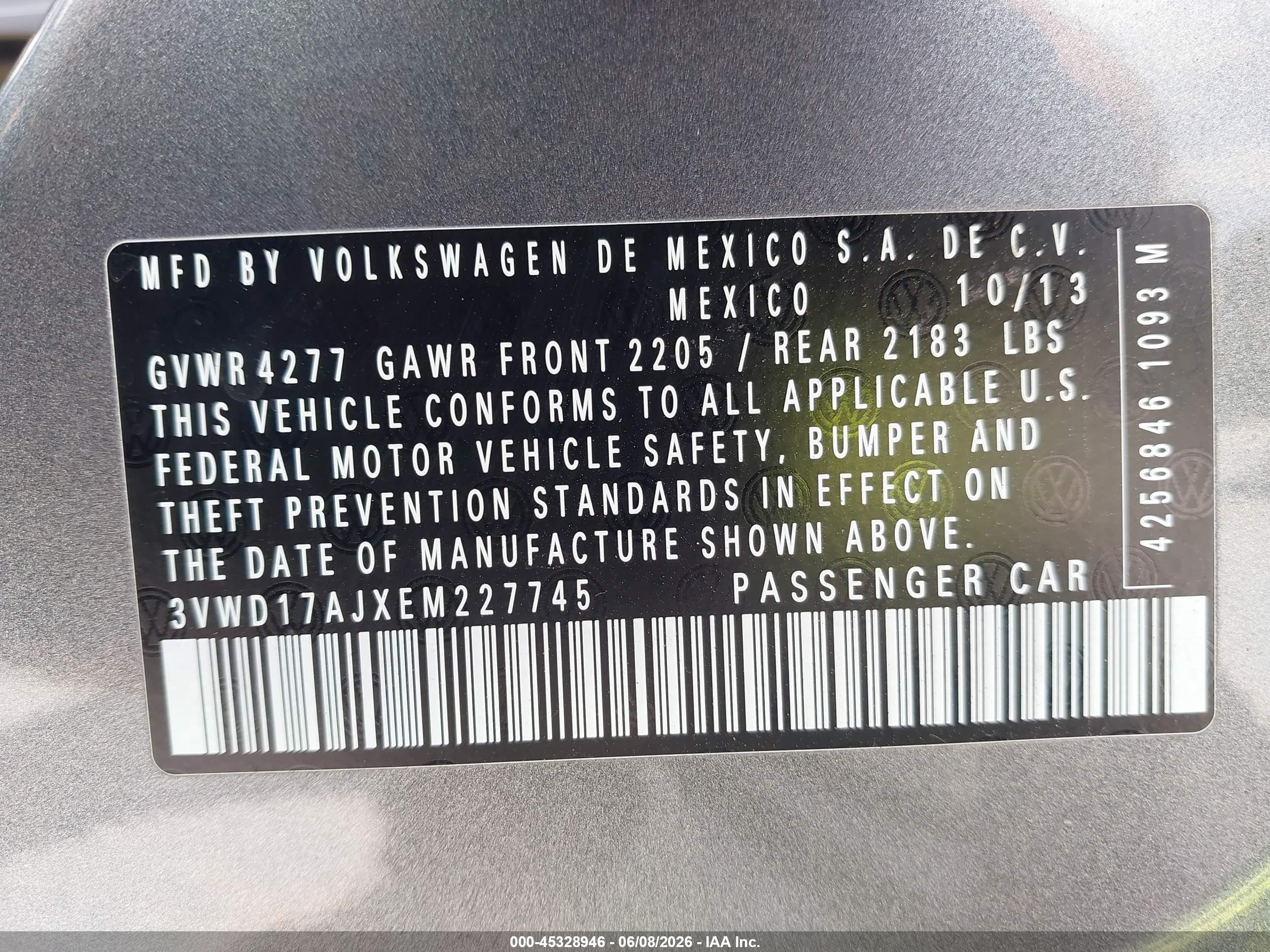 2014 Volkswagen Jetta 1.8t Se Brown vin: 3VWD17AJXEM227745