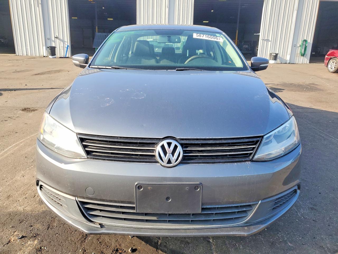 2014 Volkswagen Jetta Se Gray vin: 3VWD17AJXEM249888