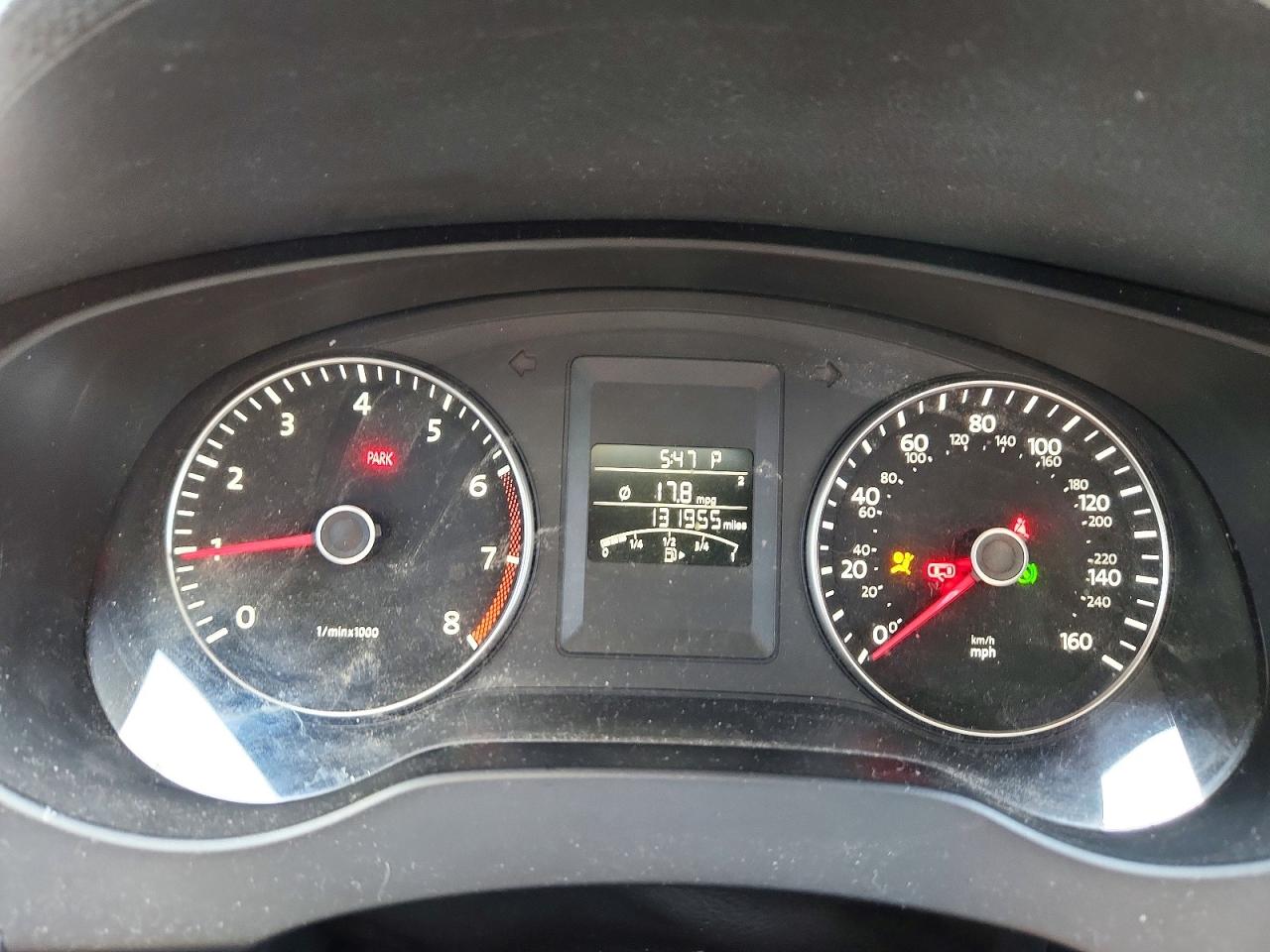2014 Volkswagen Jetta Se Red vin: 3VWD17AJXEM283491
