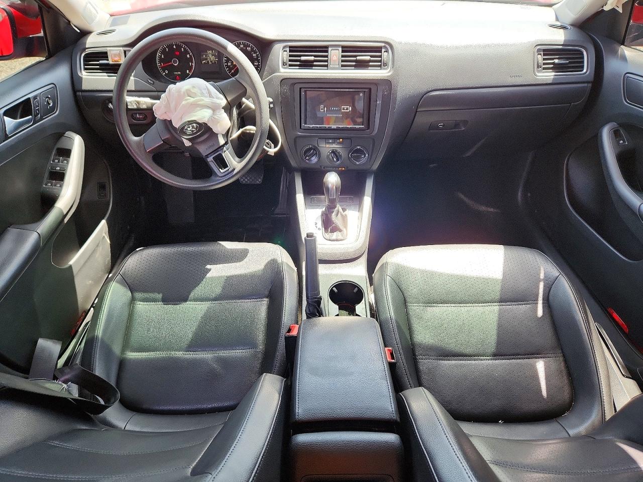 2014 Volkswagen Jetta Se Red vin: 3VWD17AJXEM283491