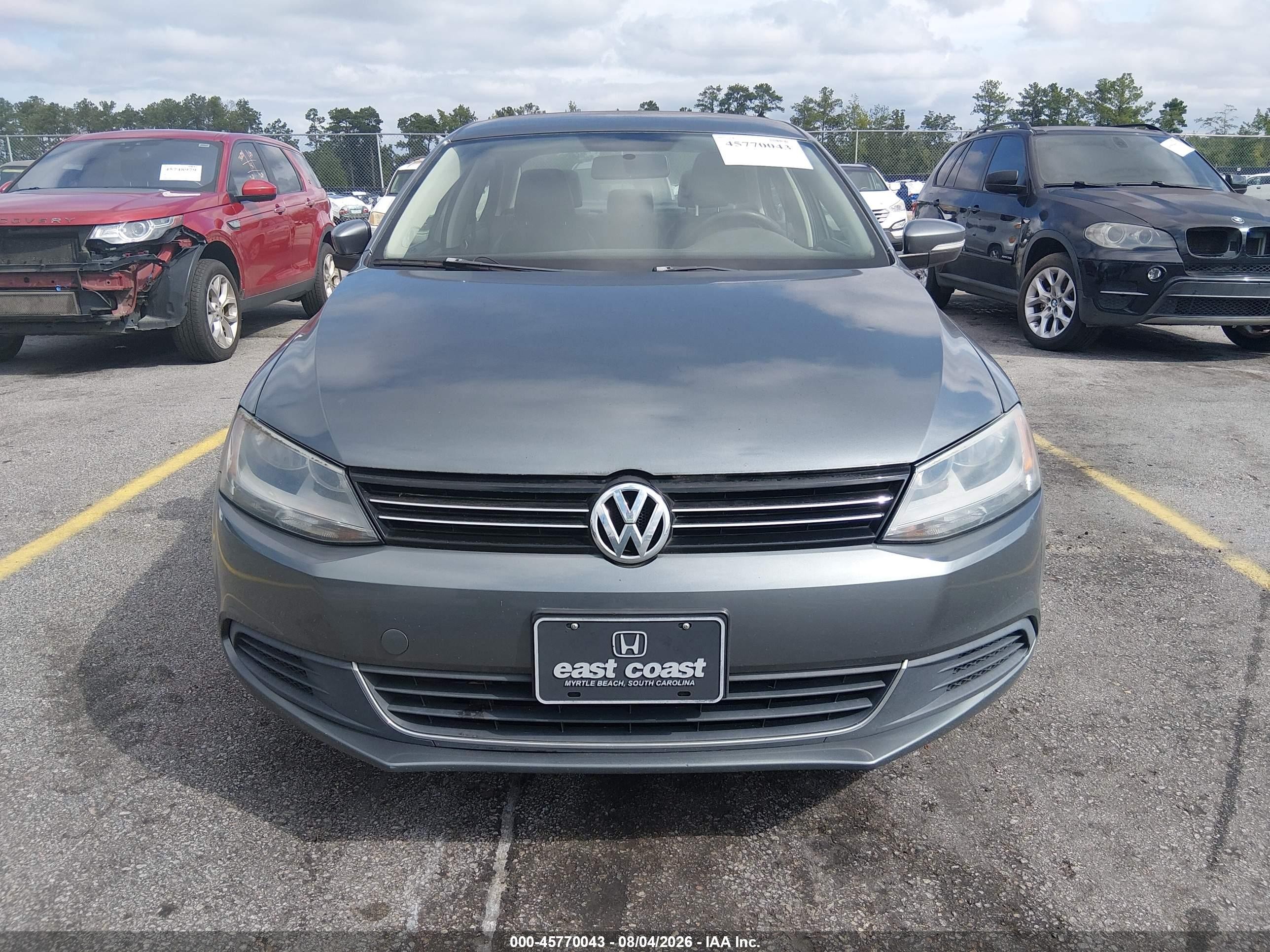 2014 Volkswagen Jetta 1.8t Se Gray vin: 3VWD17AJXEM293597