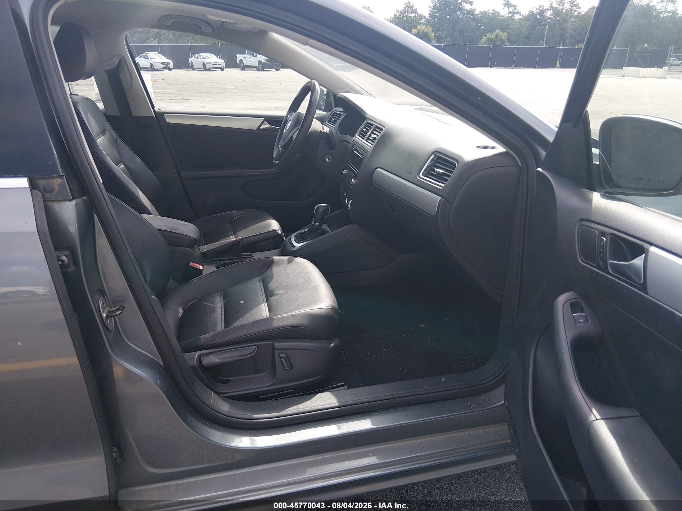 2014 Volkswagen Jetta 1.8t Se Gray vin: 3VWD17AJXEM293597