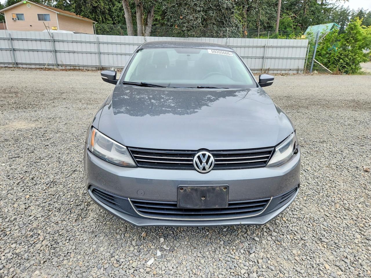 2014 Volkswagen Jetta Se Gray vin: 3VWD17AJXEM321768
