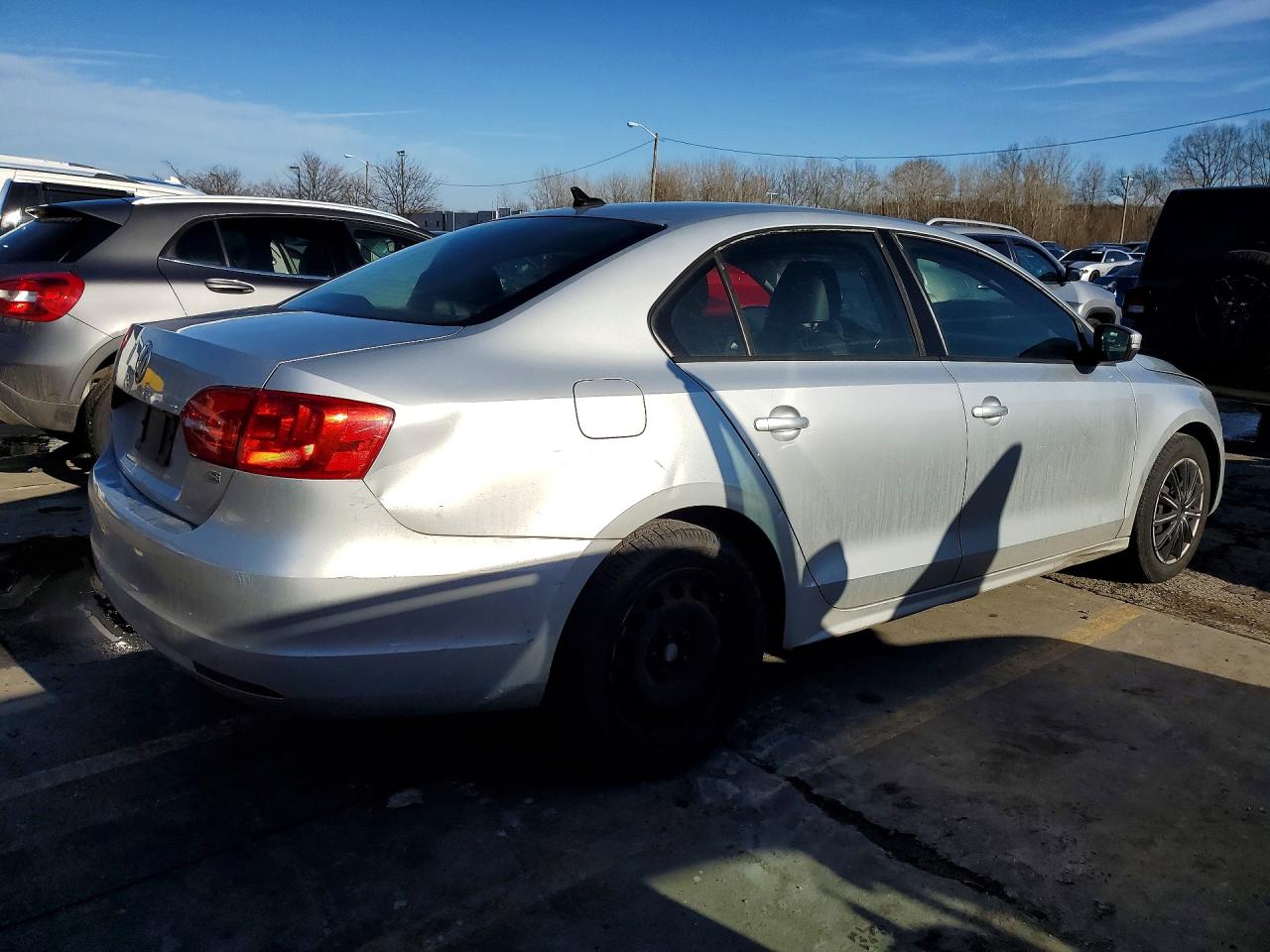 2014 Volkswagen Jetta Se Серебряный vin: 3VWD17AJXEM364216