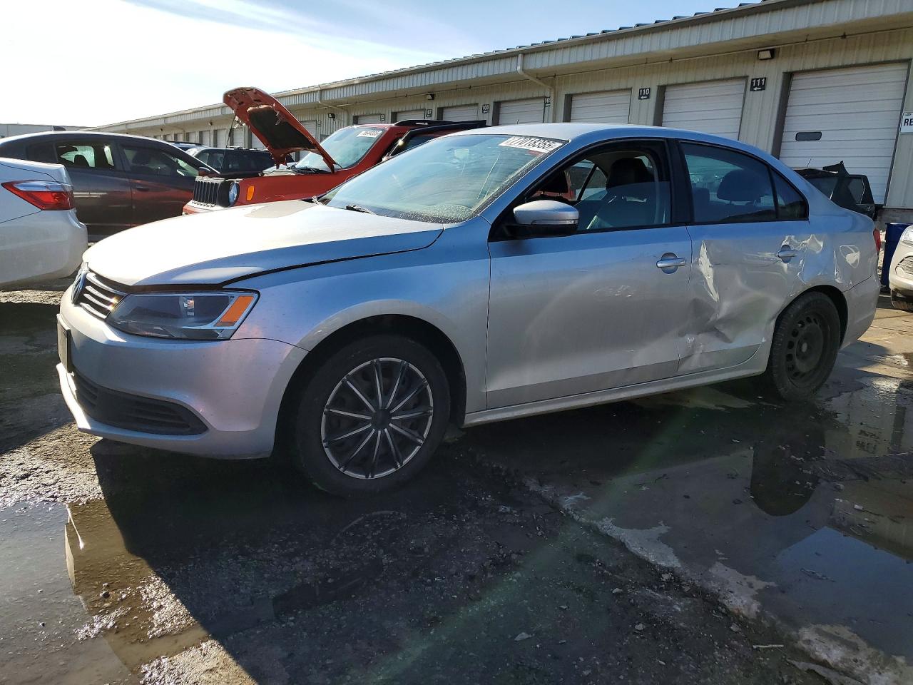 2014 Volkswagen Jetta Se Серебряный vin: 3VWD17AJXEM364216