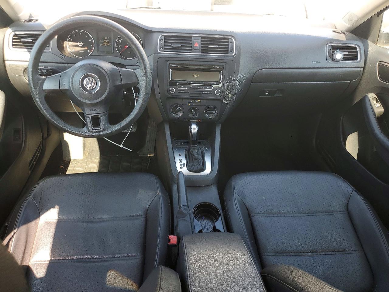 2014 Volkswagen Jetta Se White vin: 3VWD17AJXEM364958