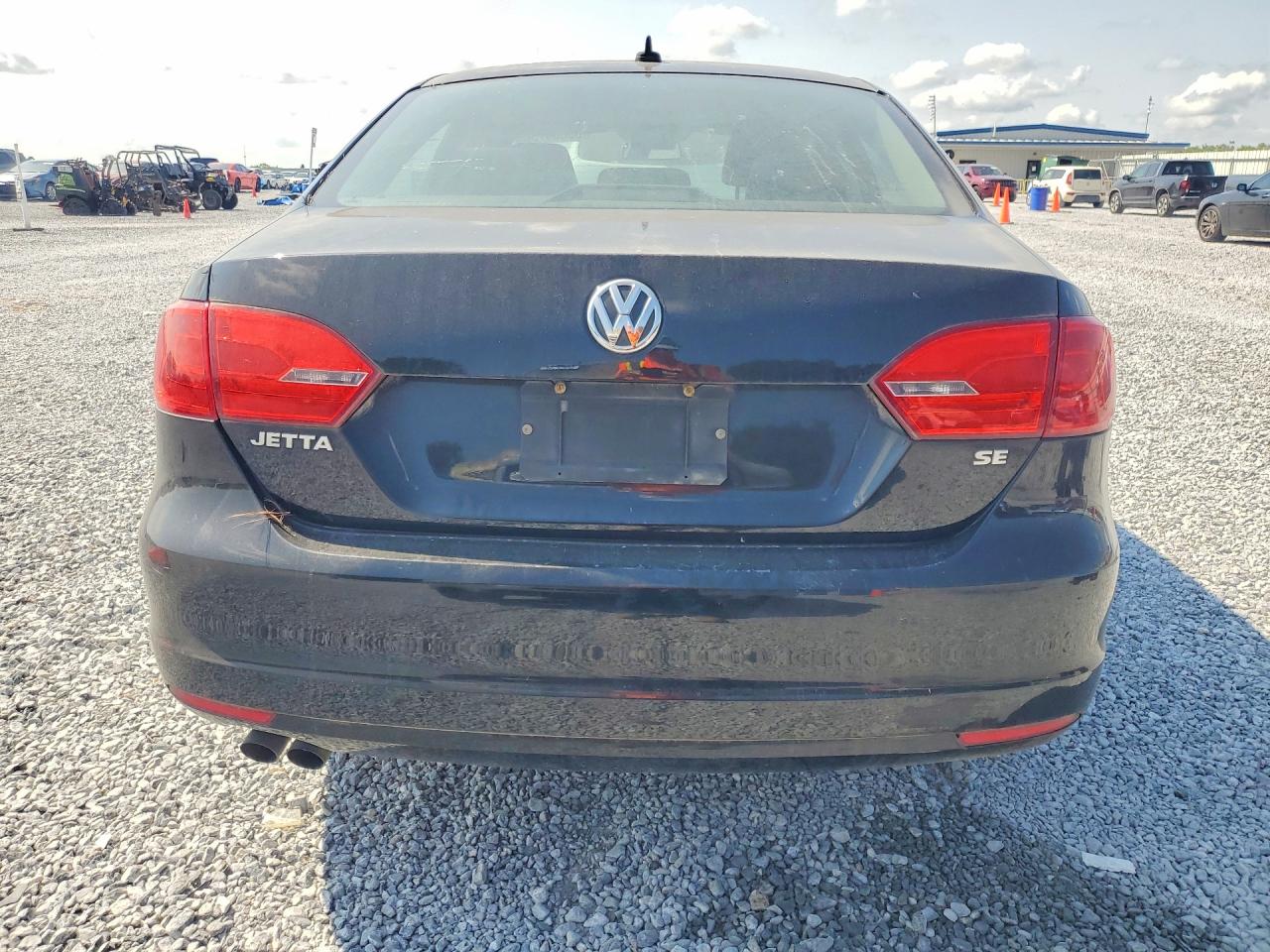 2014 Volkswagen Jetta Se Black vin: 3VWD17AJXEM365463