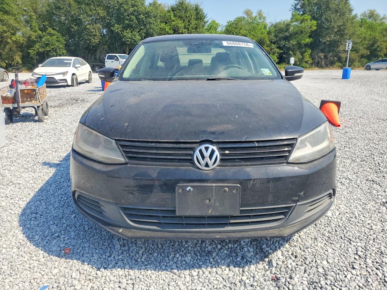 2014 Volkswagen Jetta Se Black vin: 3VWD17AJXEM365463