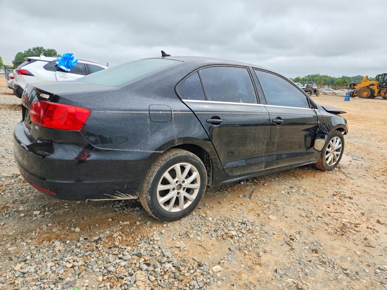 2014 Volkswagen Jetta Se Black vin: 3VWD17AJXEM372848