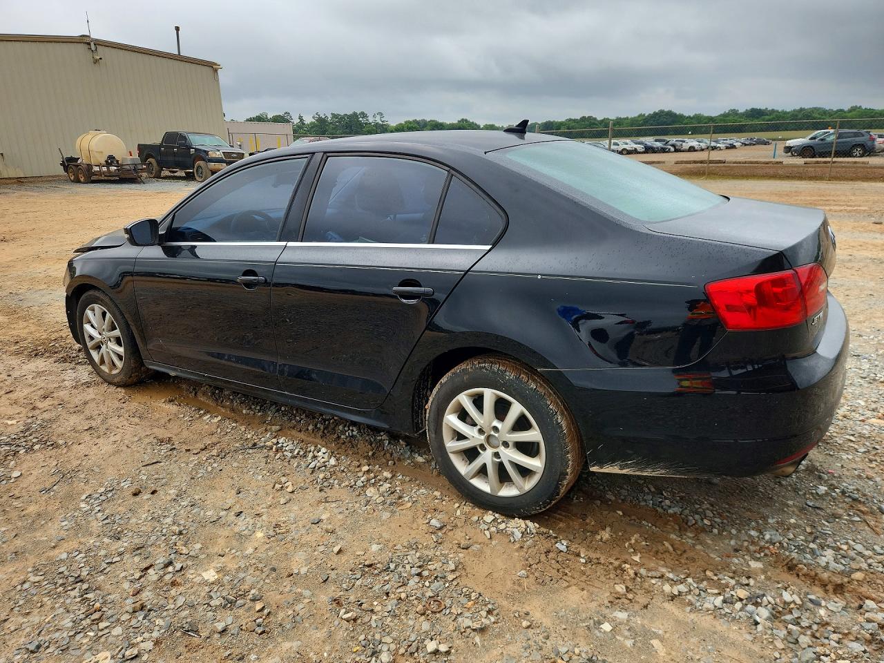 2014 Volkswagen Jetta Se Black vin: 3VWD17AJXEM372848