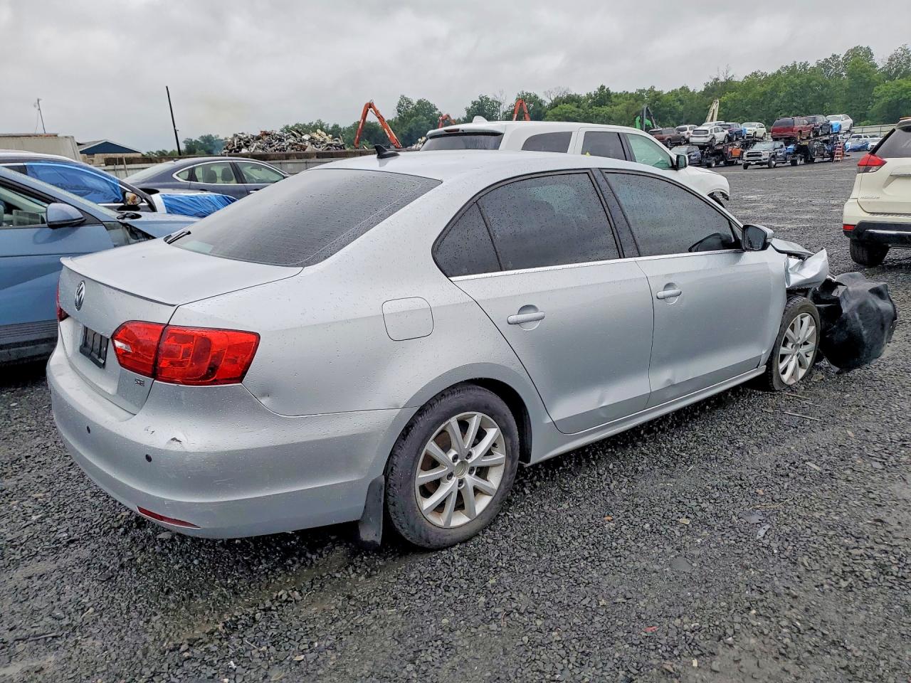 2014 Volkswagen Jetta Se Серебряный vin: 3VWD17AJXEM402432