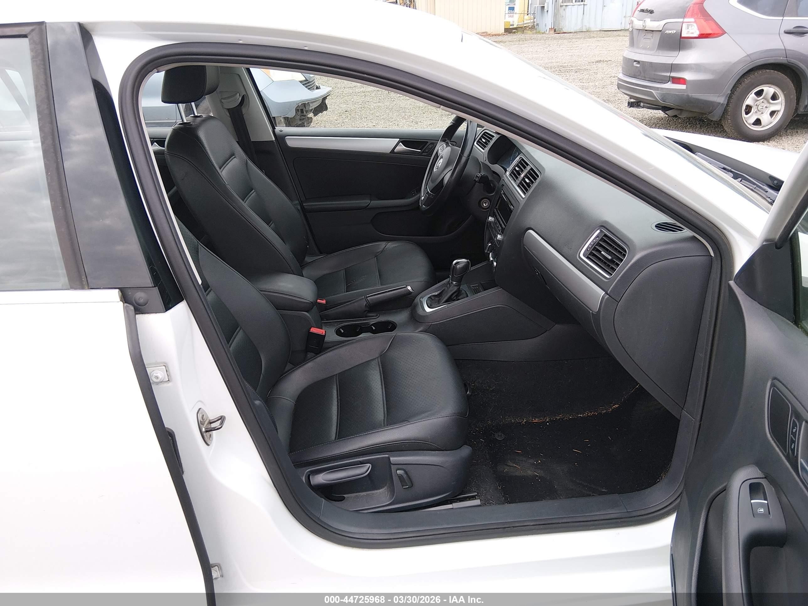 2014 Volkswagen Jetta 1.8t Se White vin: 3VWD17AJXEM417643