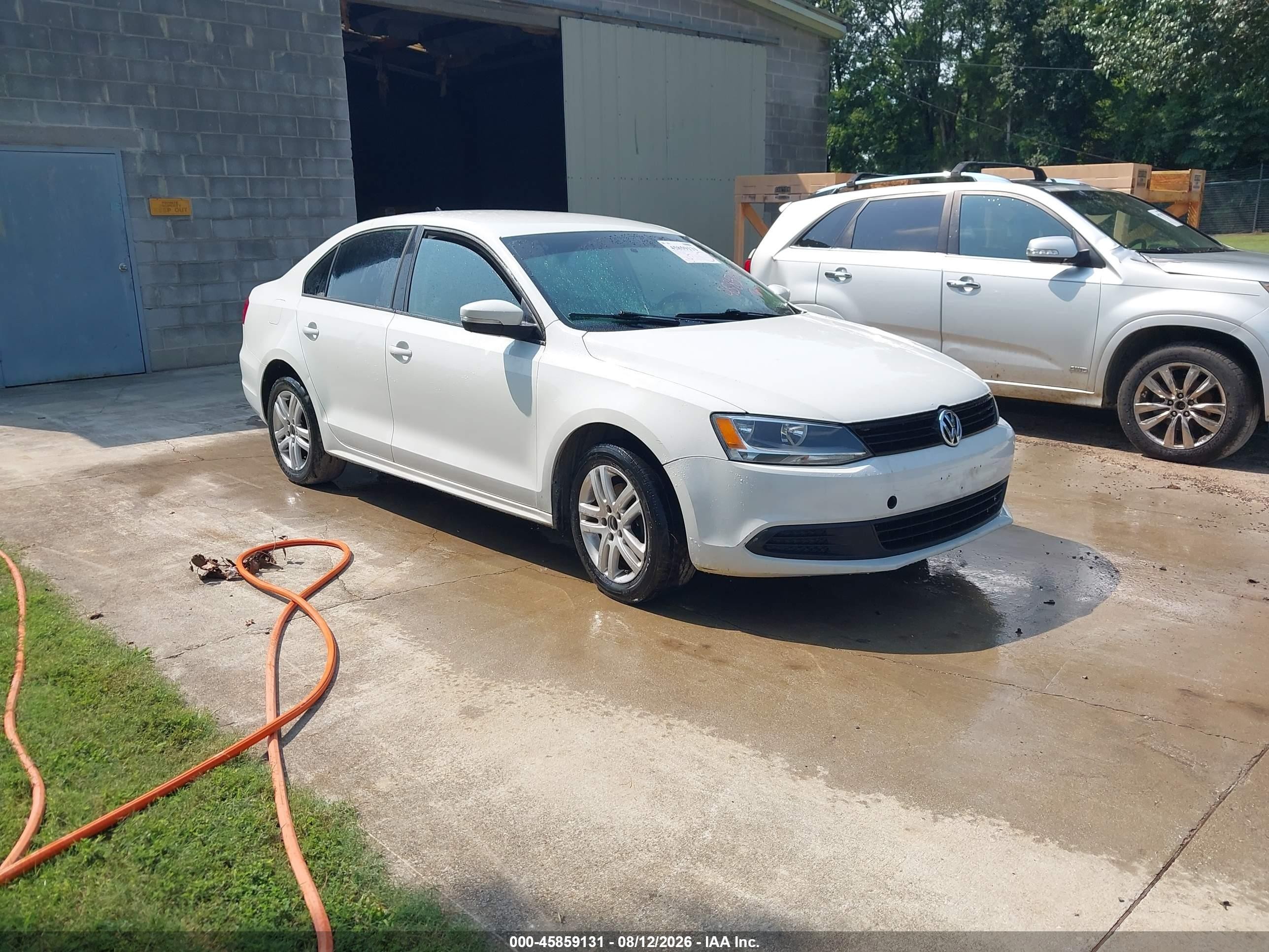2014 Volkswagen Jetta 1.8t Se White vin: 3VWD17AJXEM418887