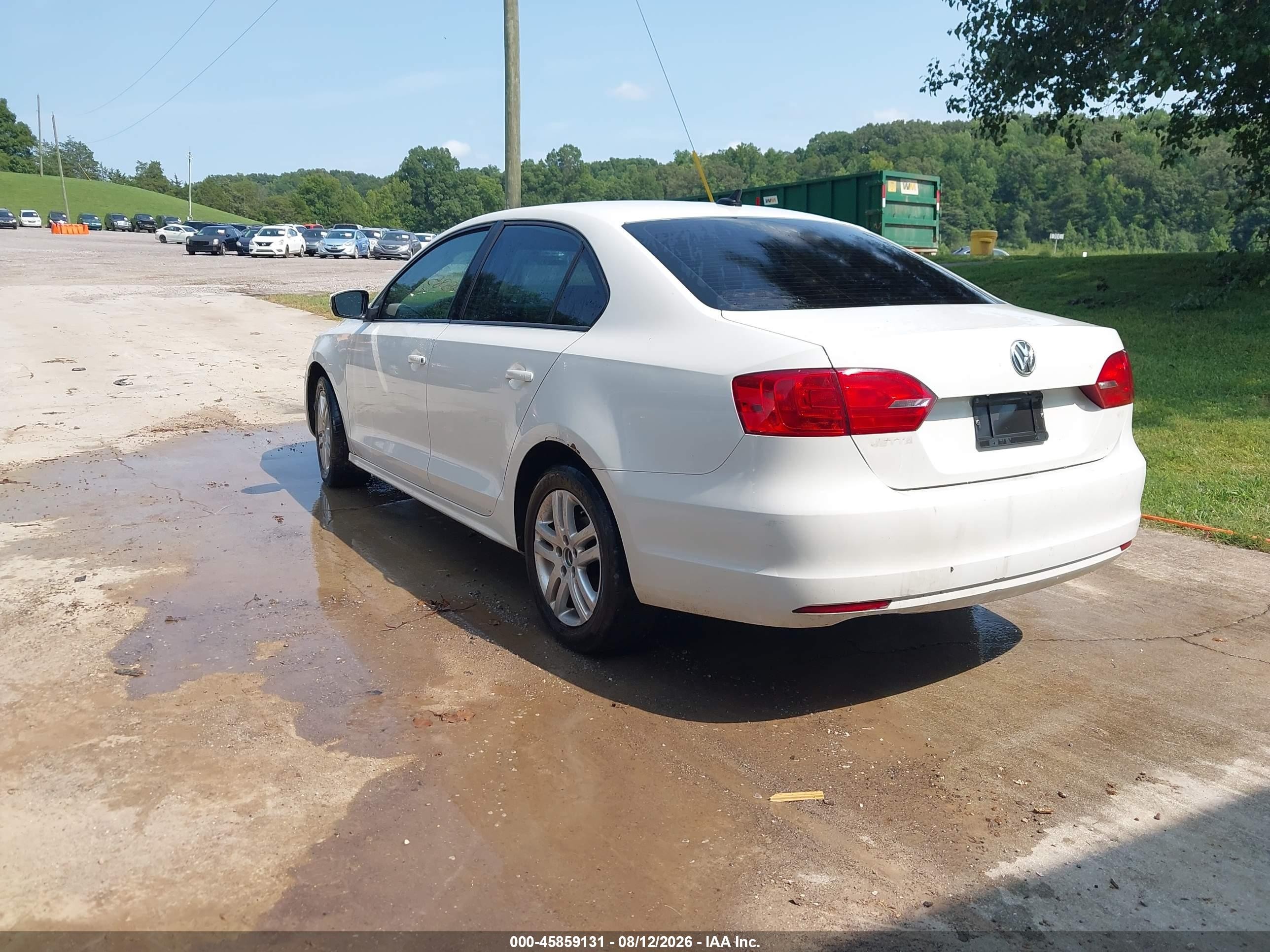 2014 Volkswagen Jetta 1.8t Se Белый vin: 3VWD17AJXEM418887