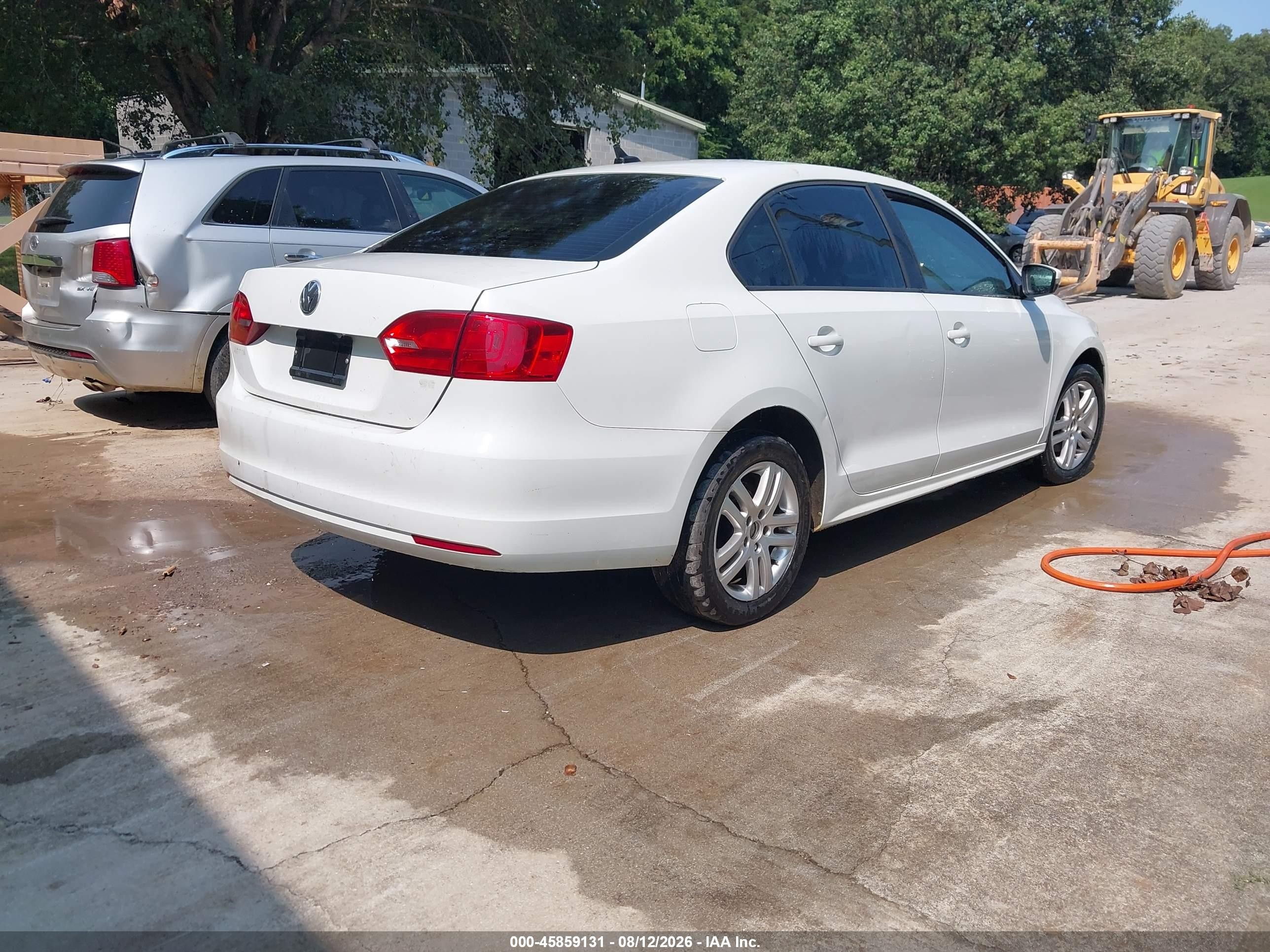 2014 Volkswagen Jetta 1.8t Se Белый vin: 3VWD17AJXEM418887