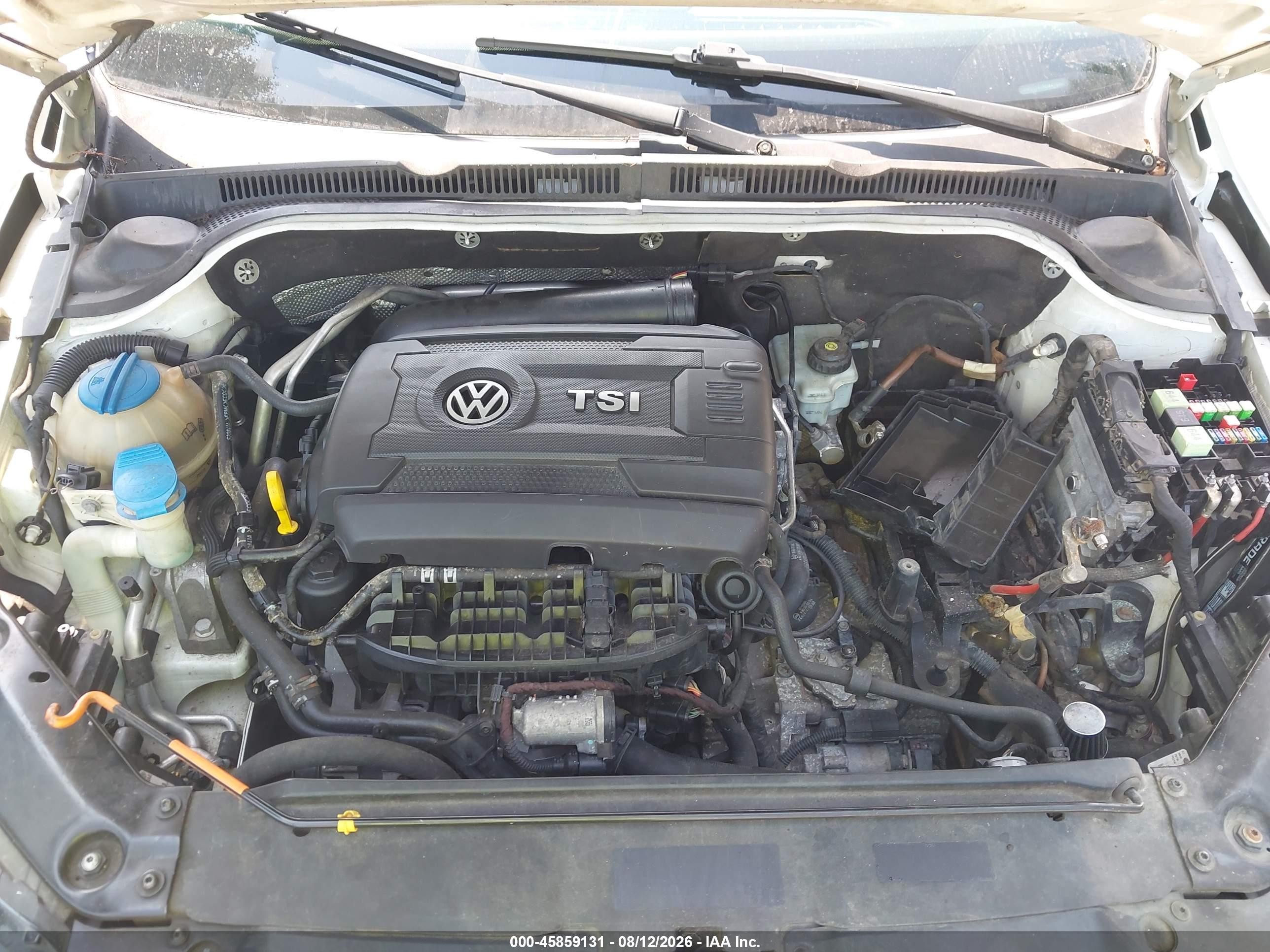 2014 Volkswagen Jetta 1.8t Se Белый vin: 3VWD17AJXEM418887