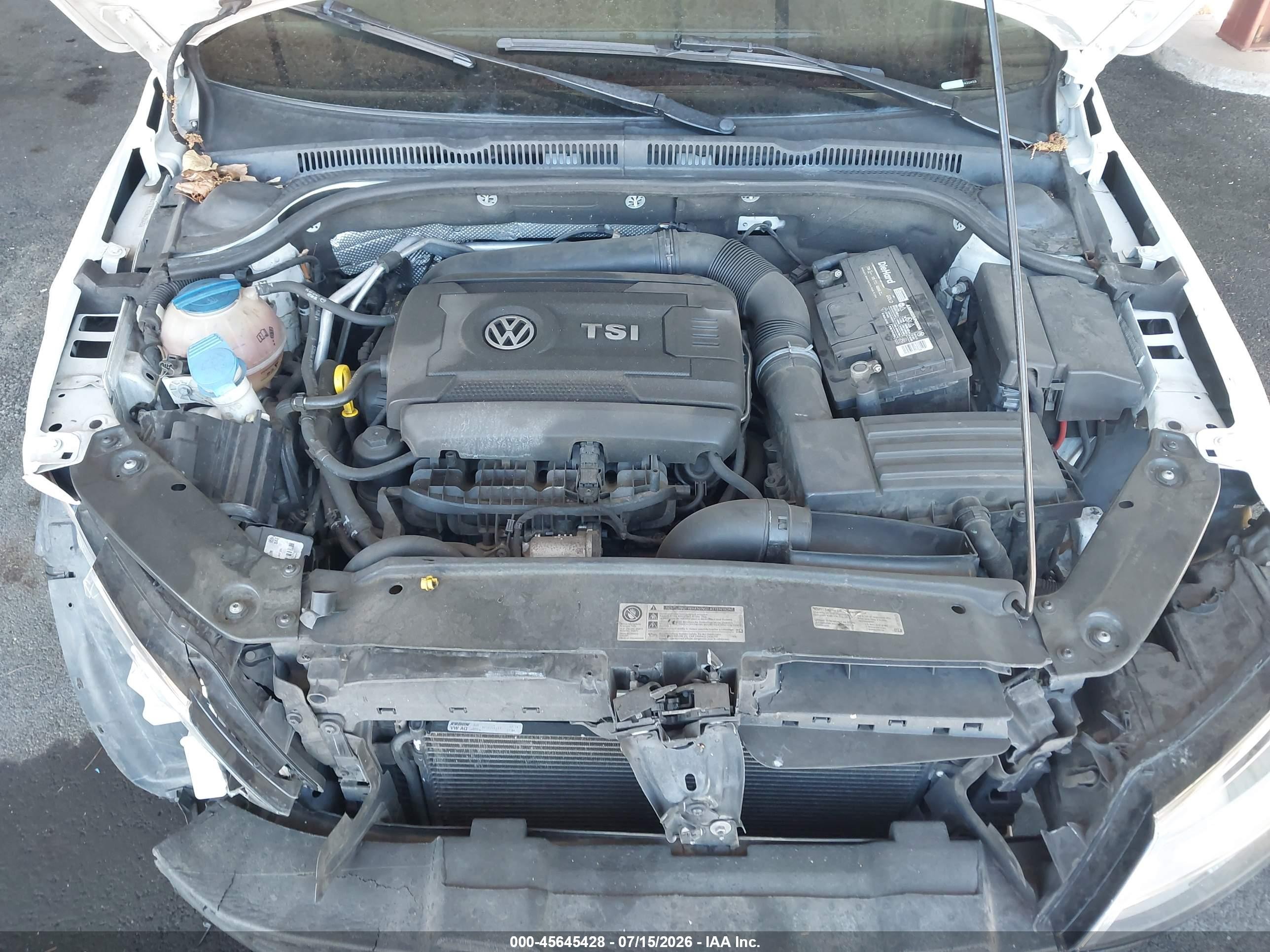 2014 Volkswagen Jetta 1.8t Se Белый vin: 3VWD17AJXEM420459
