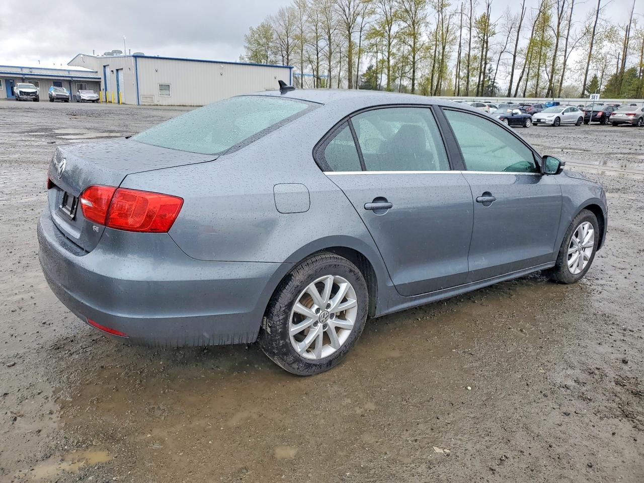 2014 Volkswagen Jetta Se Gray vin: 3VWD17AJXEM439786