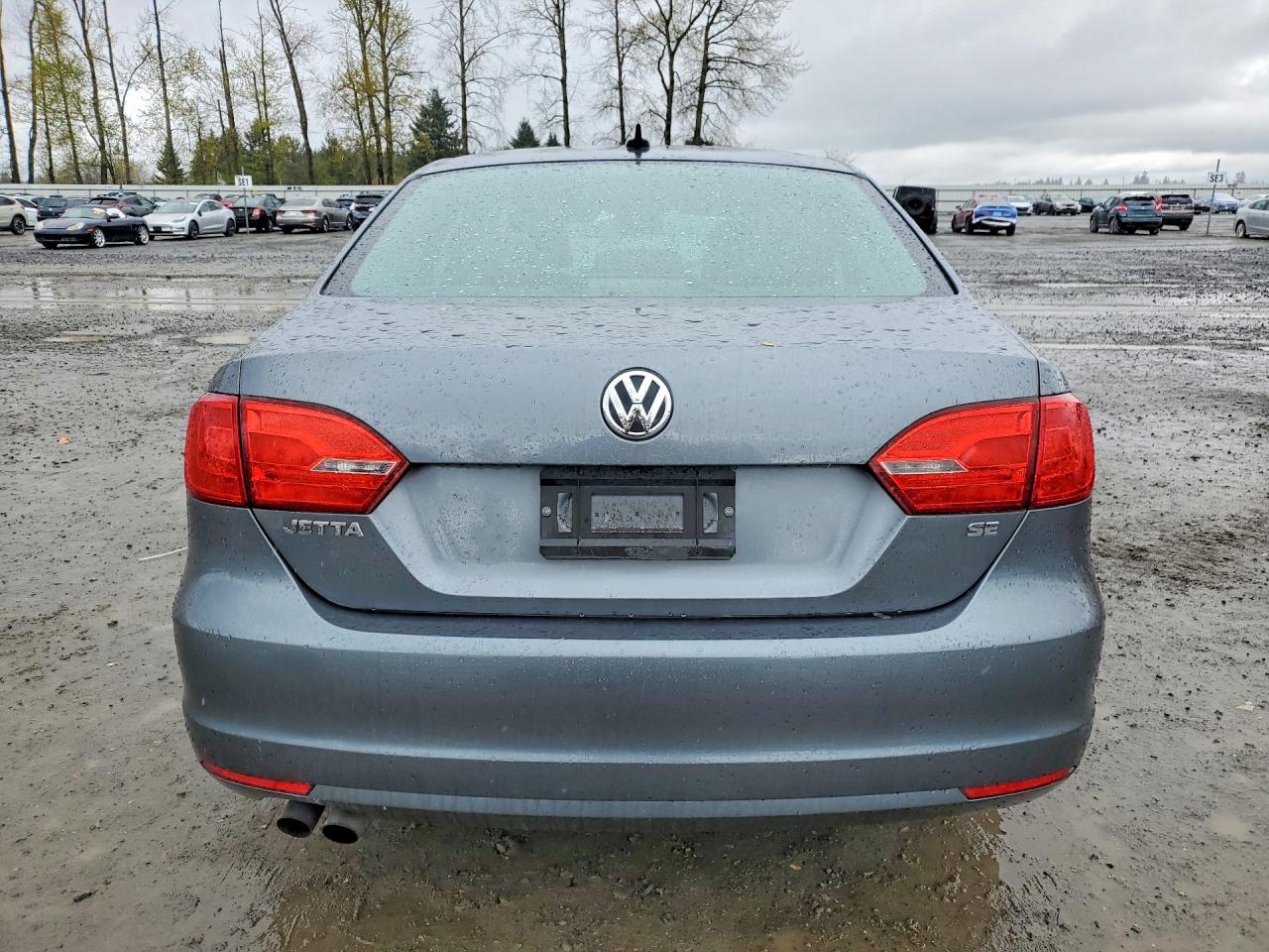 2014 Volkswagen Jetta Se Gray vin: 3VWD17AJXEM439786