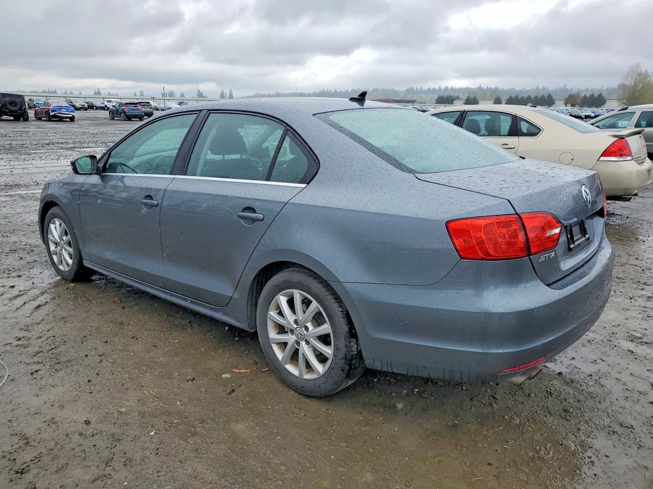 2014 Volkswagen Jetta Se Gray vin: 3VWD17AJXEM439786