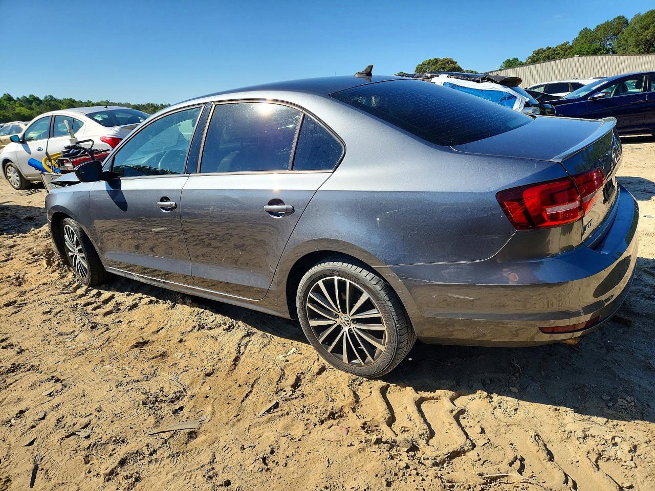 2015 Volkswagen Jetta Se Gray vin: 3VWD17AJXFM210963