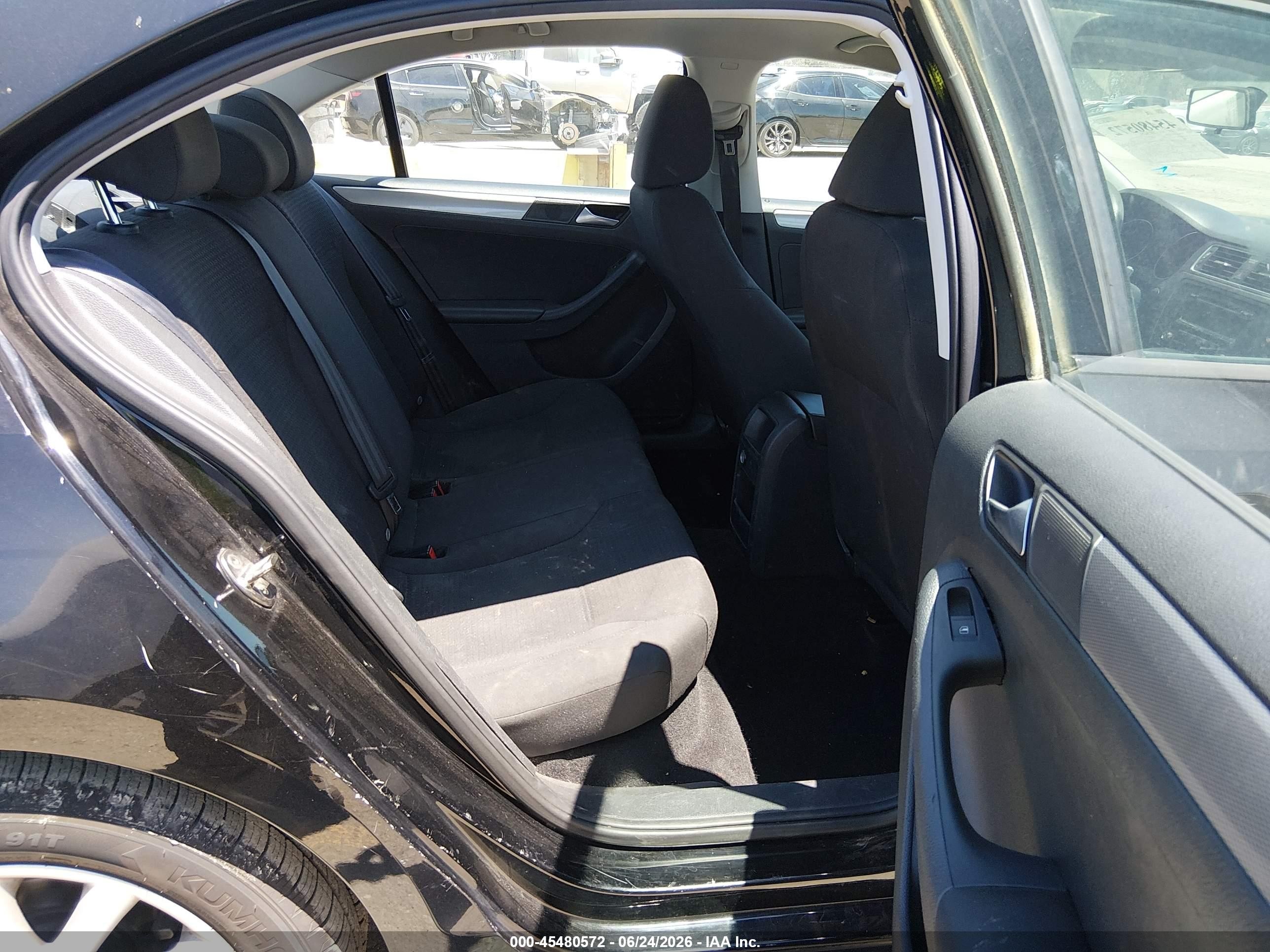 2015 Volkswagen Jetta 1.8t Se Black vin: 3VWD17AJXFM218545