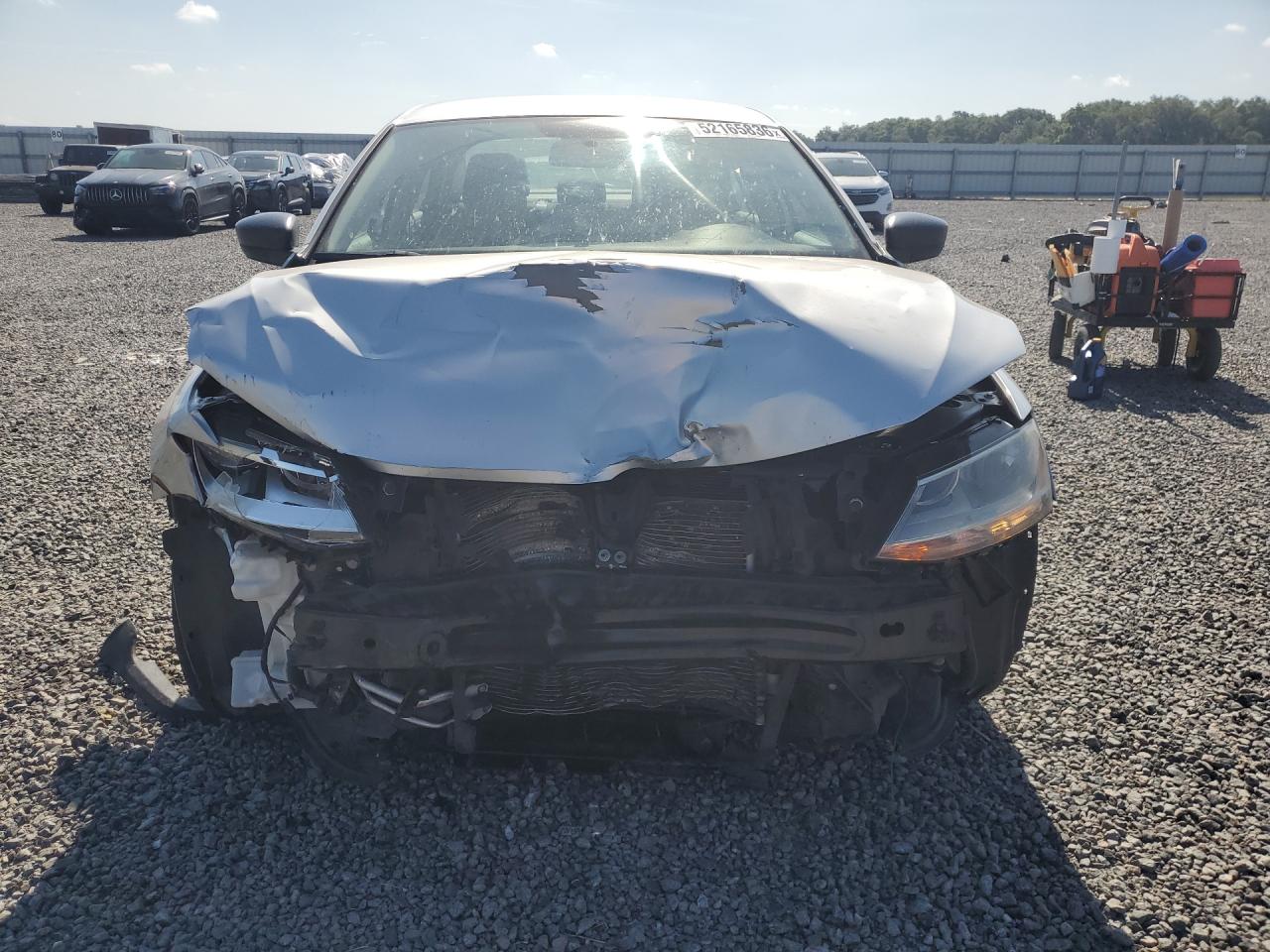 2015 Volkswagen Jetta Se Silver vin: 3VWD17AJXFM223146