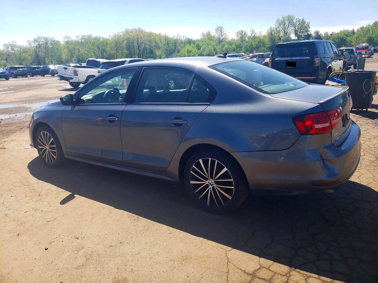 2015 Volkswagen Jetta Se Серый vin: 3VWD17AJXFM225222