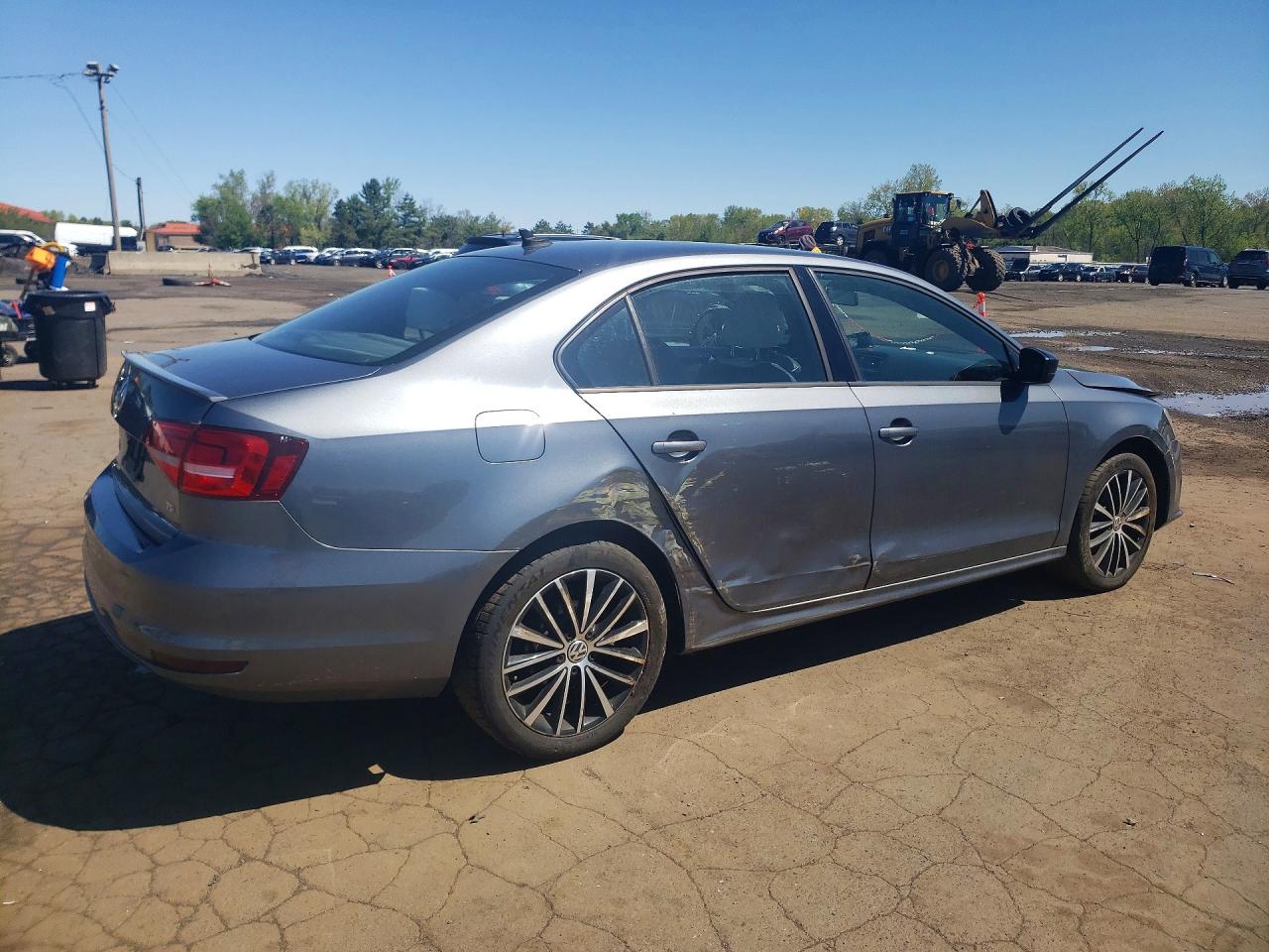 2015 Volkswagen Jetta Se Серый vin: 3VWD17AJXFM225222