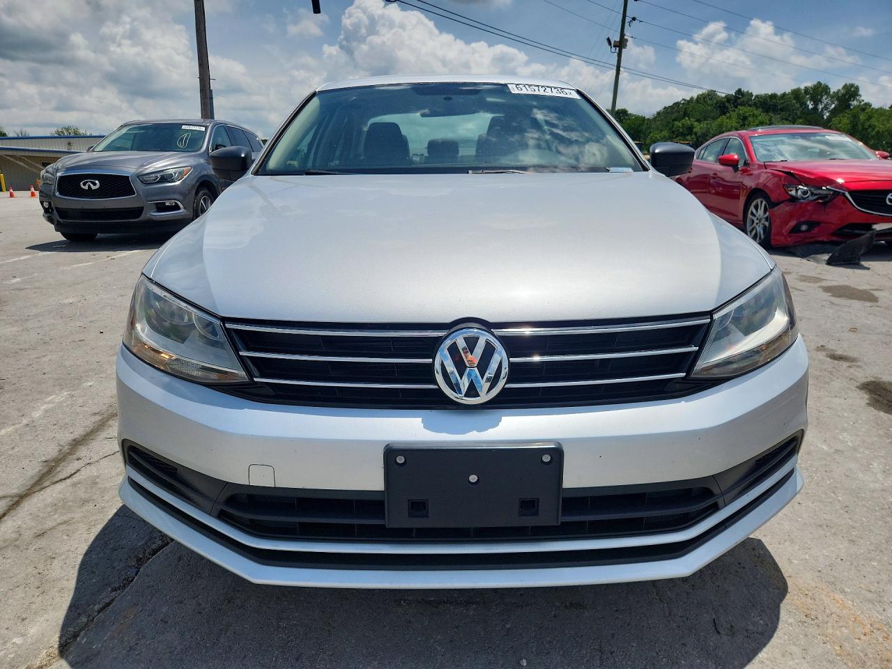 2015 Volkswagen Jetta Se Серебряный vin: 3VWD17AJXFM231635