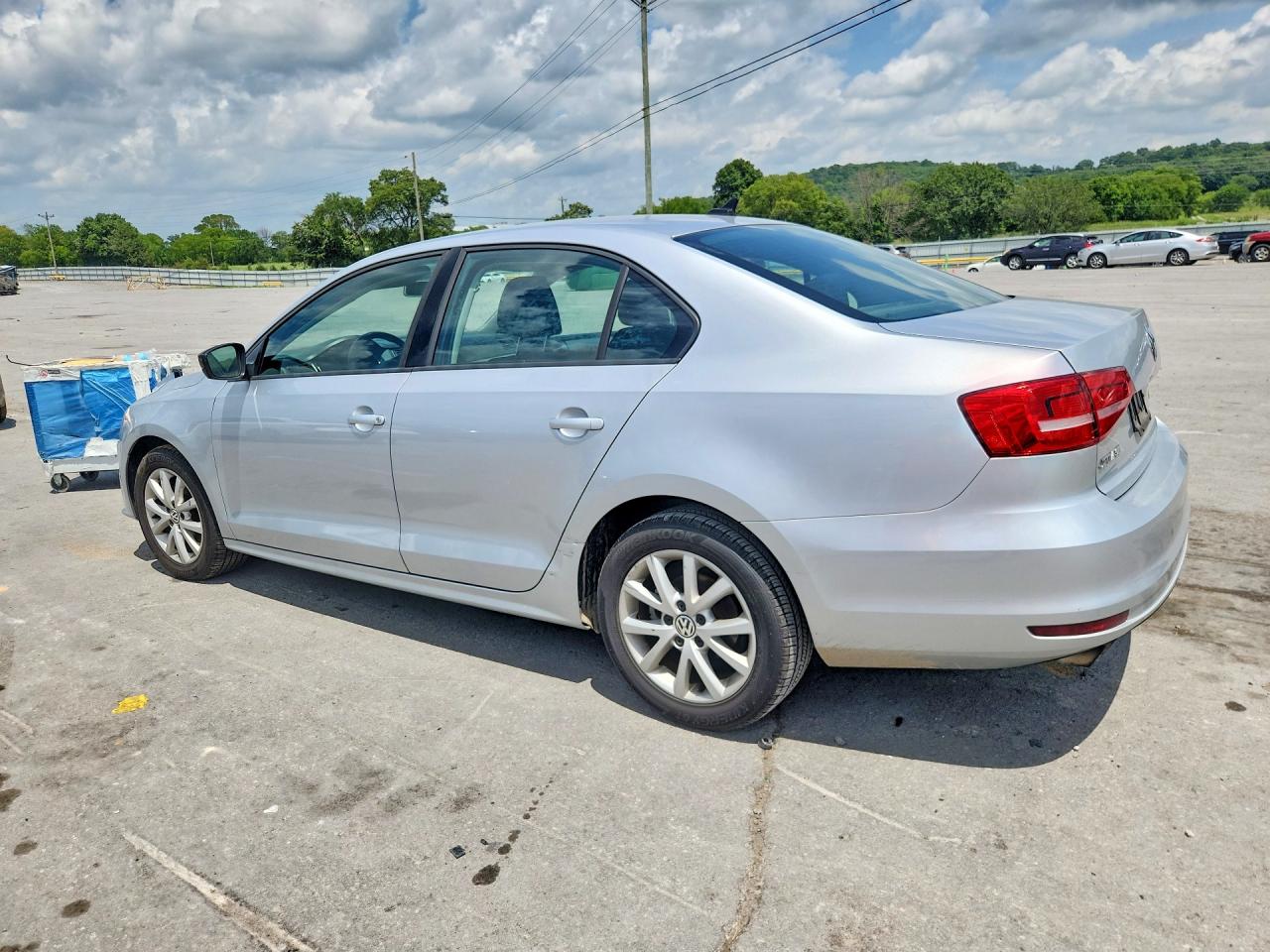 2015 Volkswagen Jetta Se Серебряный vin: 3VWD17AJXFM231635