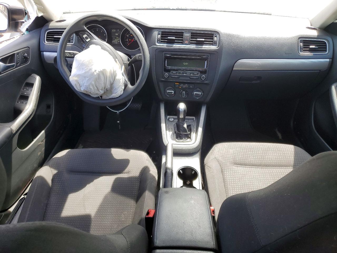 2015 Volkswagen Jetta Se White vin: 3VWD17AJXFM238181