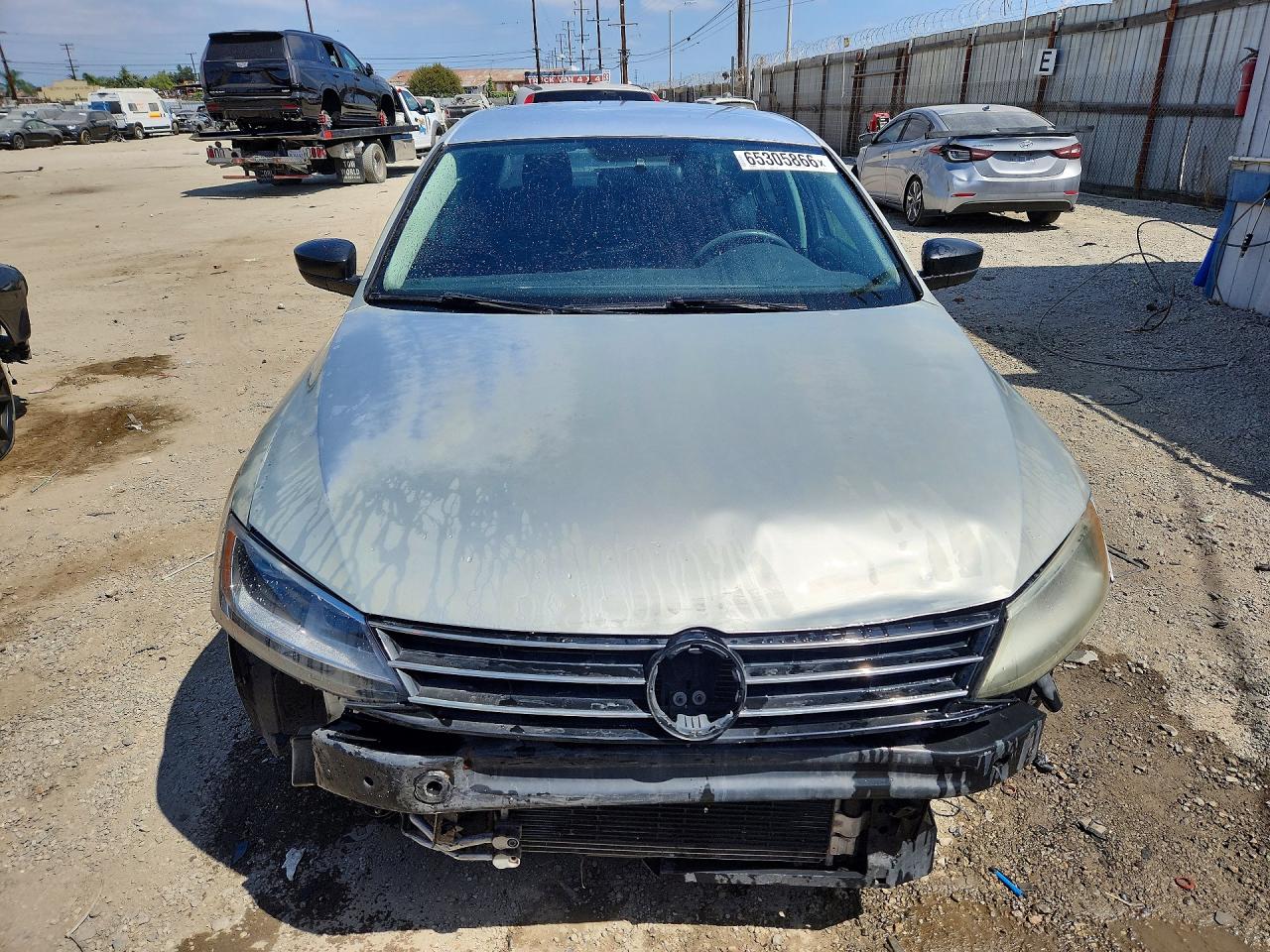 2015 Volkswagen Jetta Se Silver vin: 3VWD17AJXFM239718