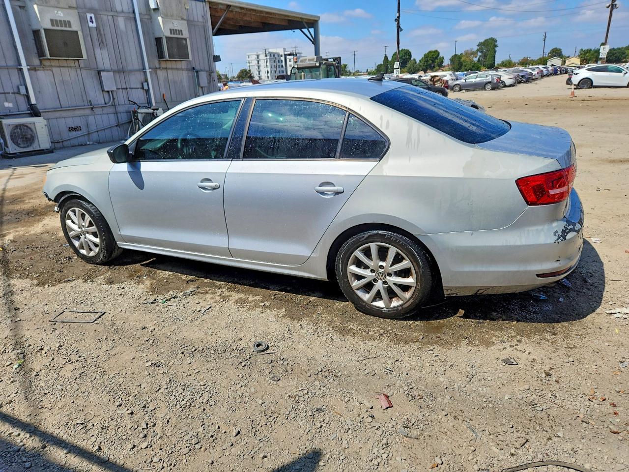 2015 Volkswagen Jetta Se Silver vin: 3VWD17AJXFM239718