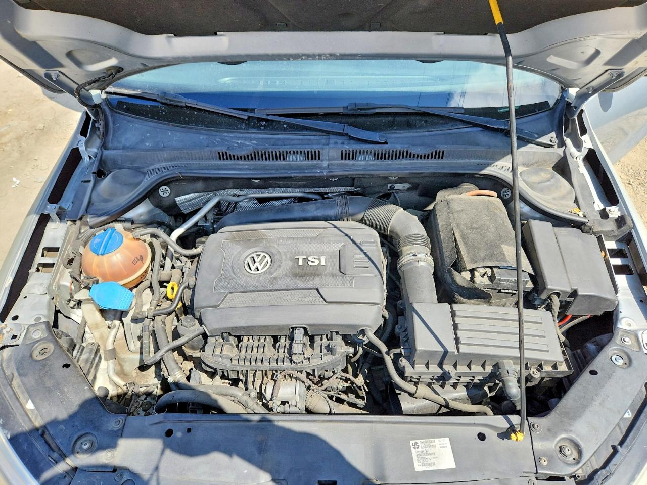 2015 Volkswagen Jetta Se Silver vin: 3VWD17AJXFM239718